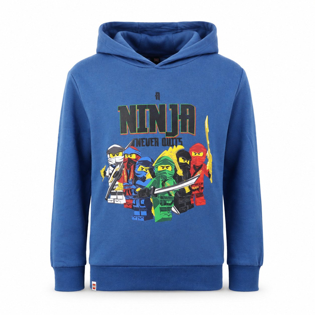 LEGO® Hoodie Lego Ninjago Jungen Kinder Kapuzen Pulli Hoodie Gr. 98 bis 128, Baumwolle