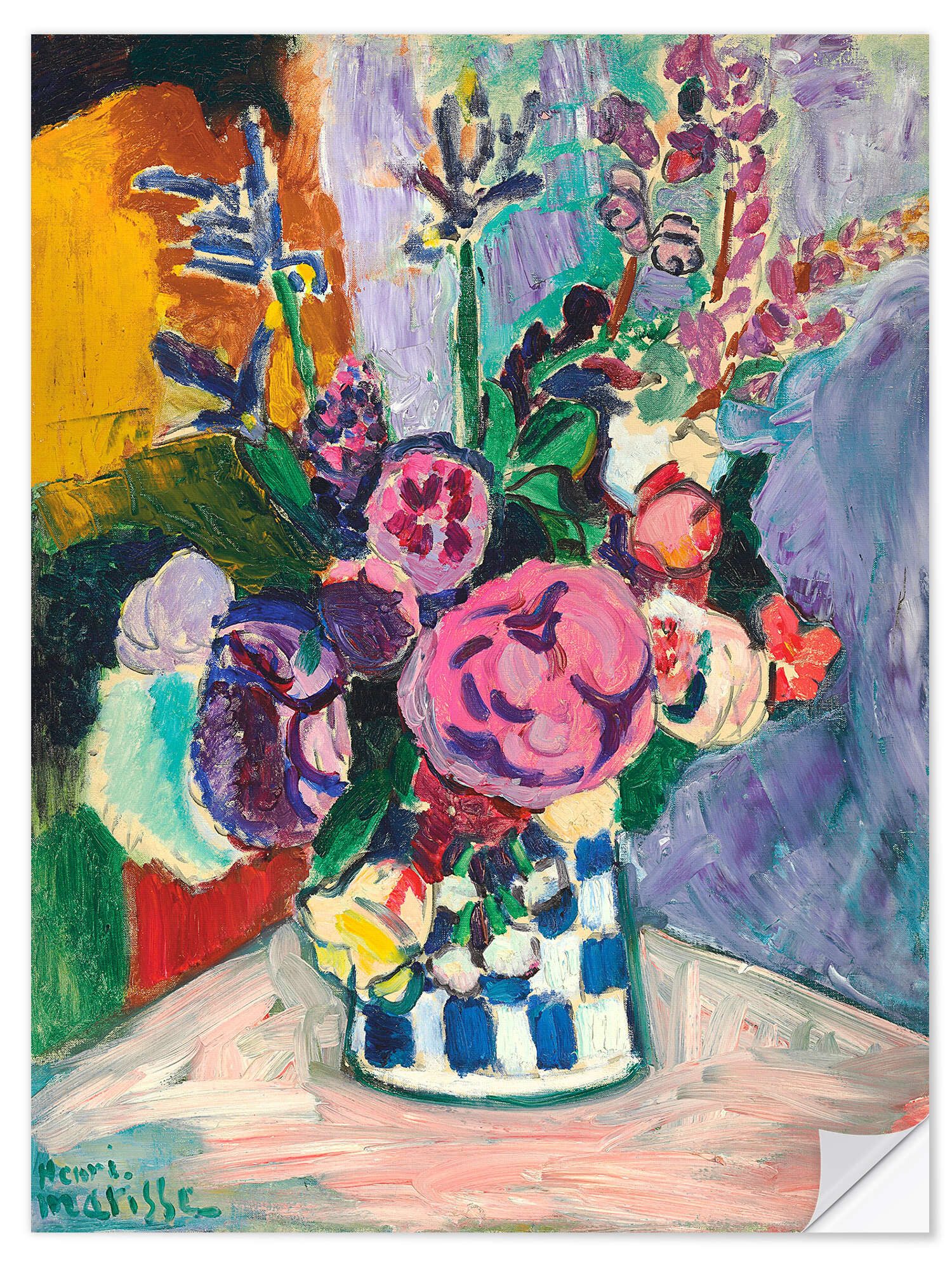 Posterlounge Wandbild Les Pivoines, 1907, Henri günstig online kaufen