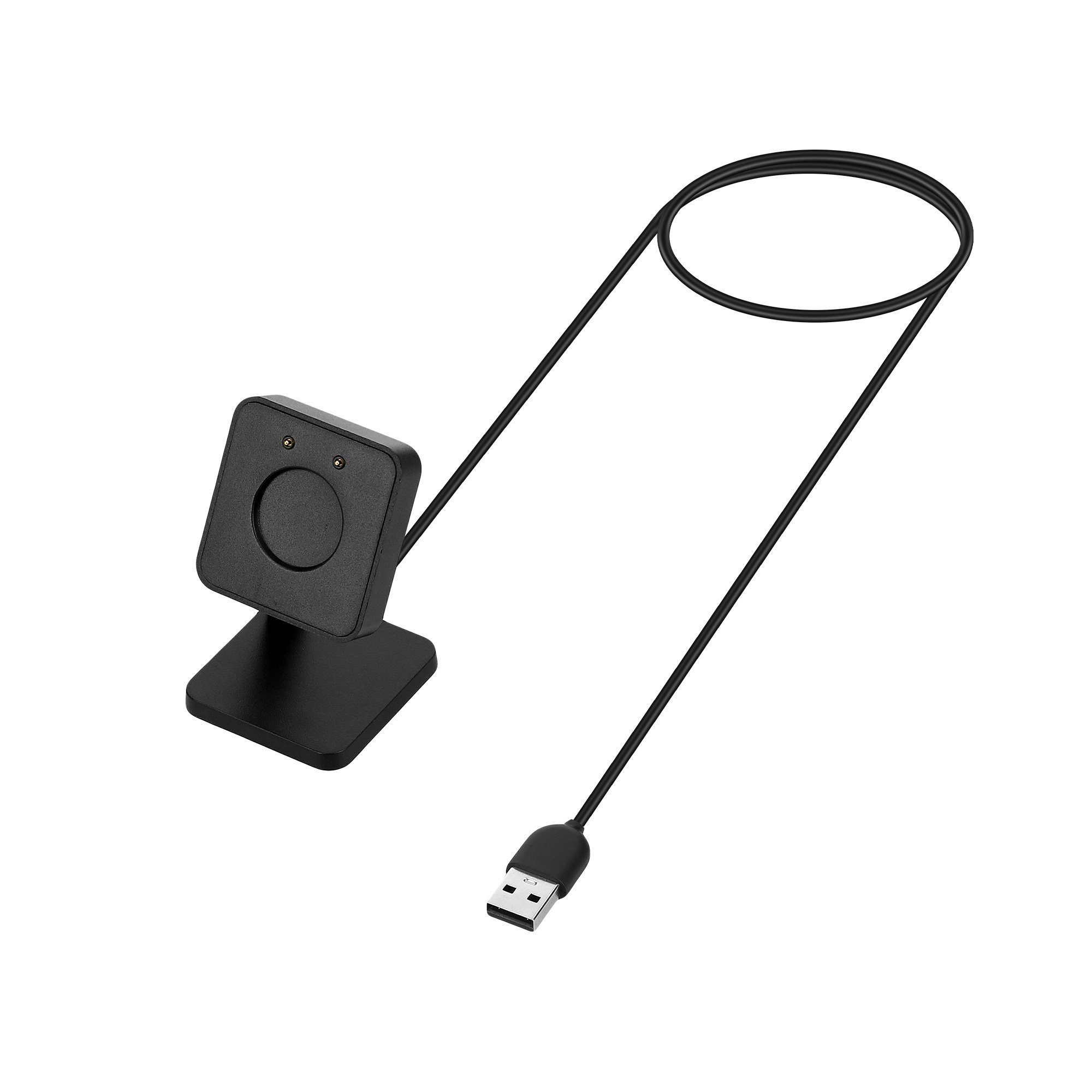 kwmobile USB Ladegerät für Huawei Band 7 / Band 6 / Honor Band 6 USB- Ladegerät (USB Kabel Charger Stand - Smart Watch Ladestation -  Standfunktion)