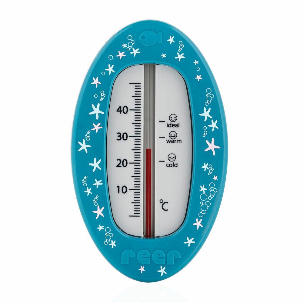 Reer Badethermometer Oval Blau