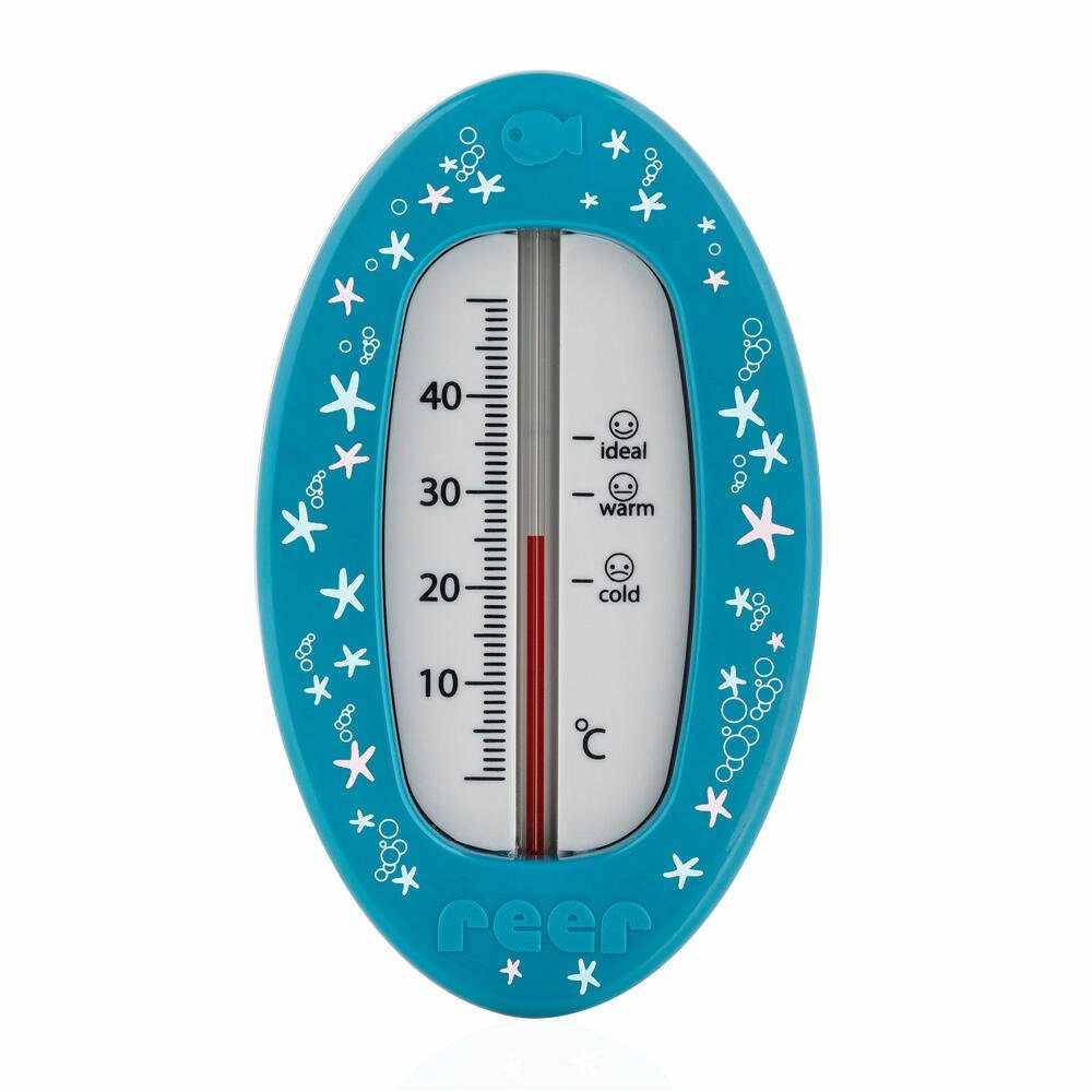 Badethermometer Oval Blau