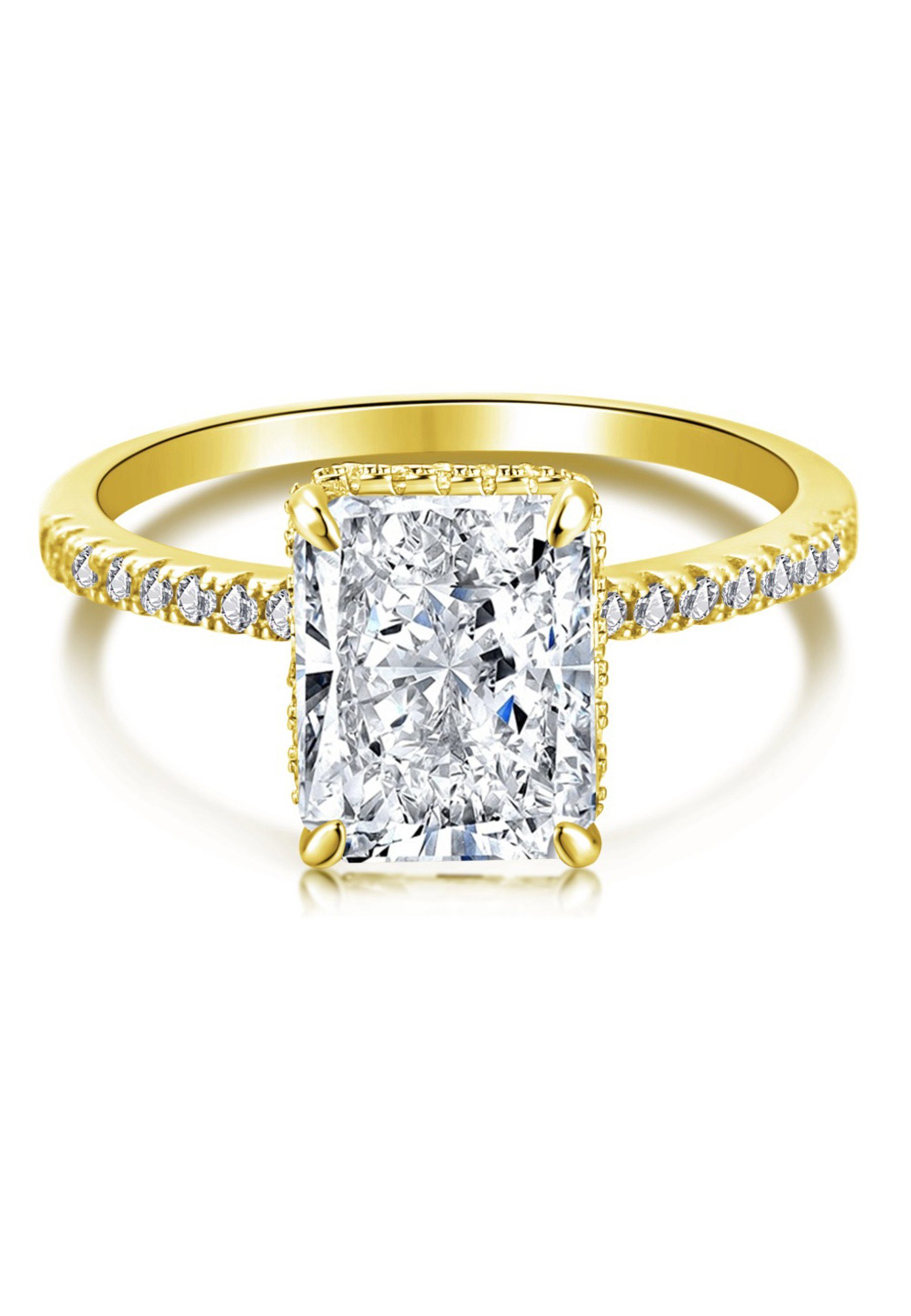 BRELLATO Silberring Damen Cocktailring Cubic Zirconia günstig online kaufen