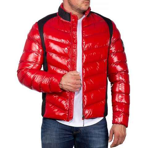 Cipo & Baxx Steppjacke Herren Winterjacke Jacke BA-CM171 (1-St) im glänzenden Design