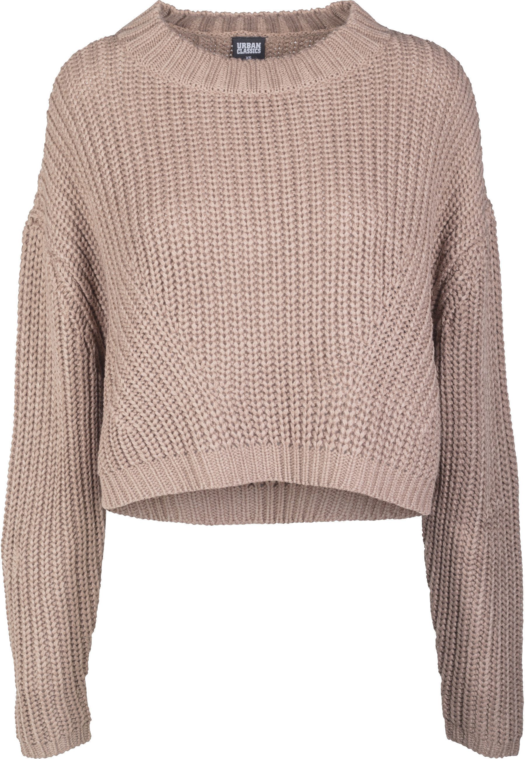 URBAN CLASSICS Sweatshirt Urban Classics Damen Ladies Wide Oversize Sweater günstig online kaufen