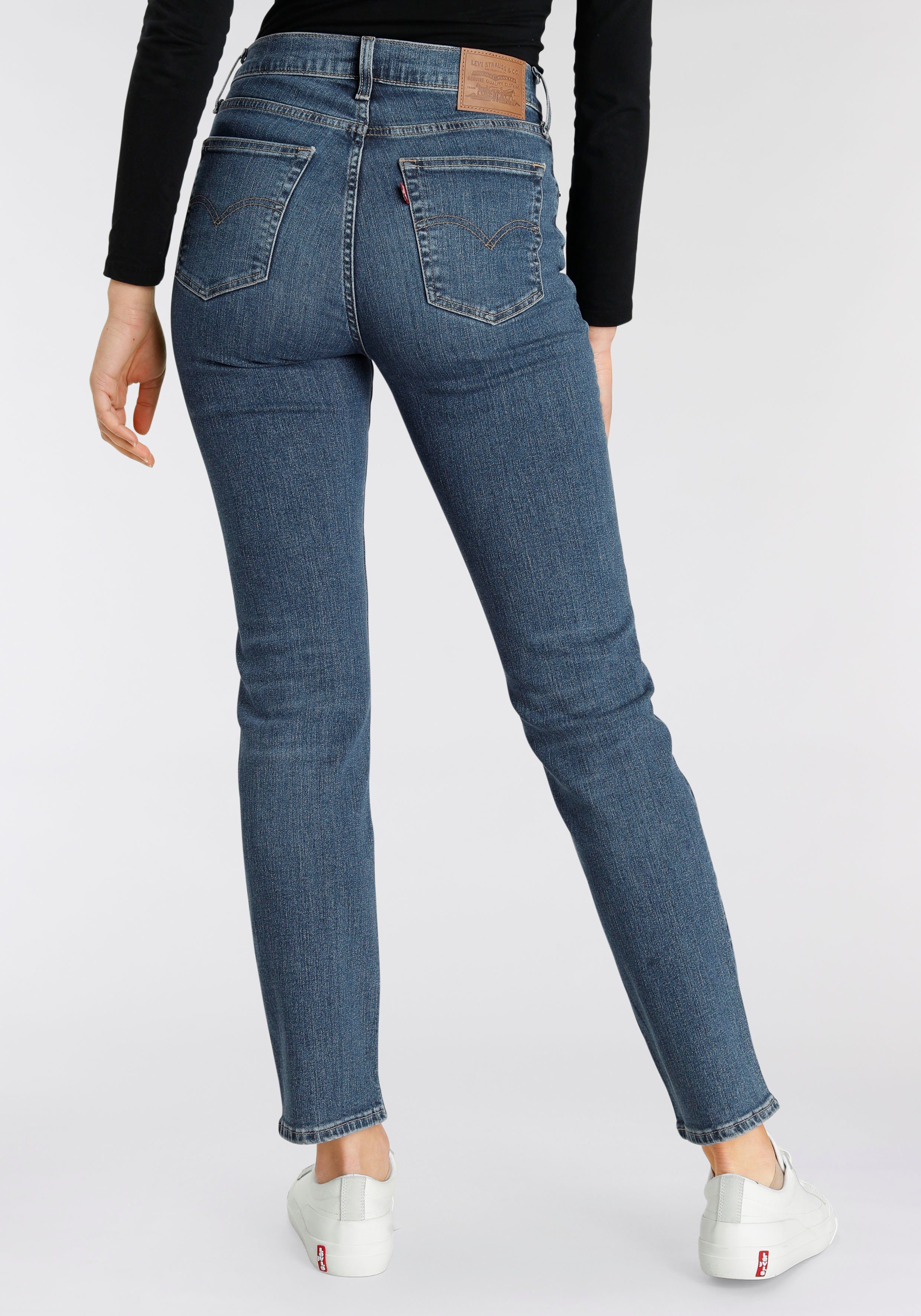 Levi's® Straight-Jeans 724 Rise mid denim Straight High indigo