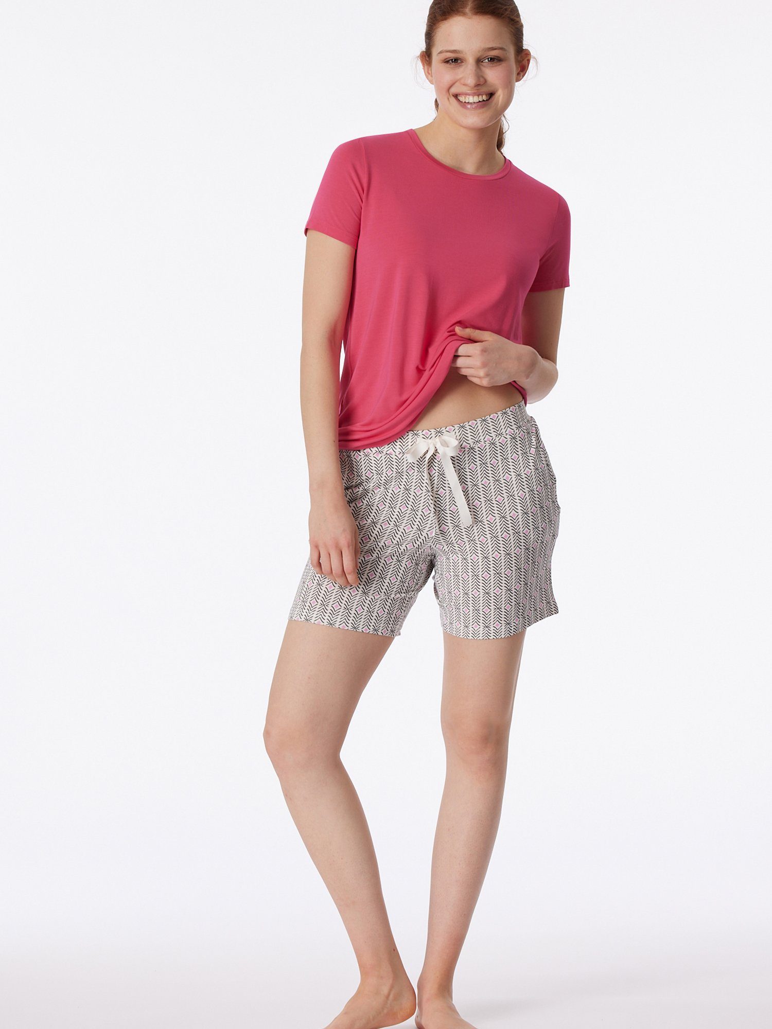 Schiesser Pyjamashorts 95/5 schlaf-hose pyjama schlafmode