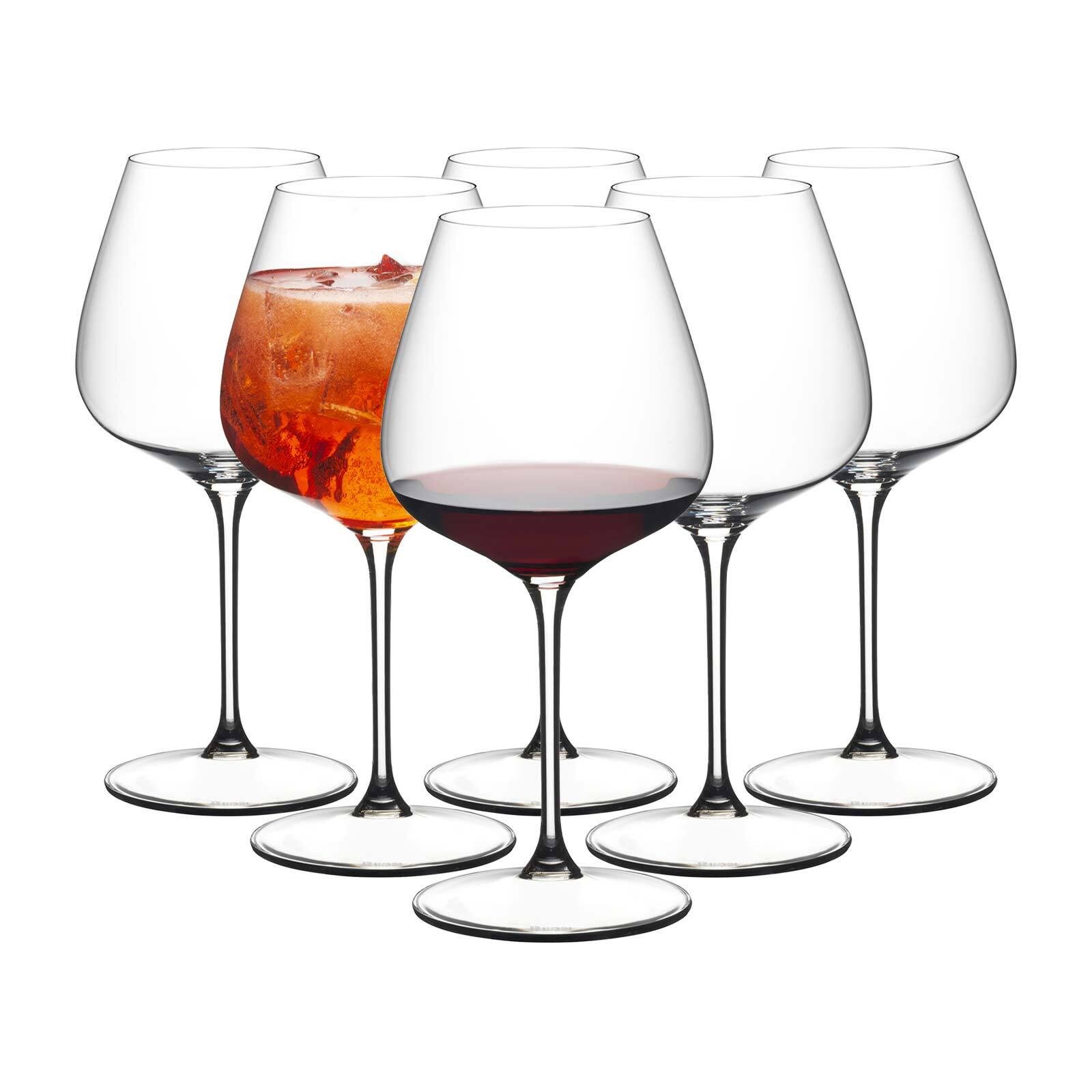 RIEDEL THE WINE GLASS COMPANY Rotweinglas Grape Pinot Noir / Nebbiolo Weingläser 750 ml, 6-tlg., Glas