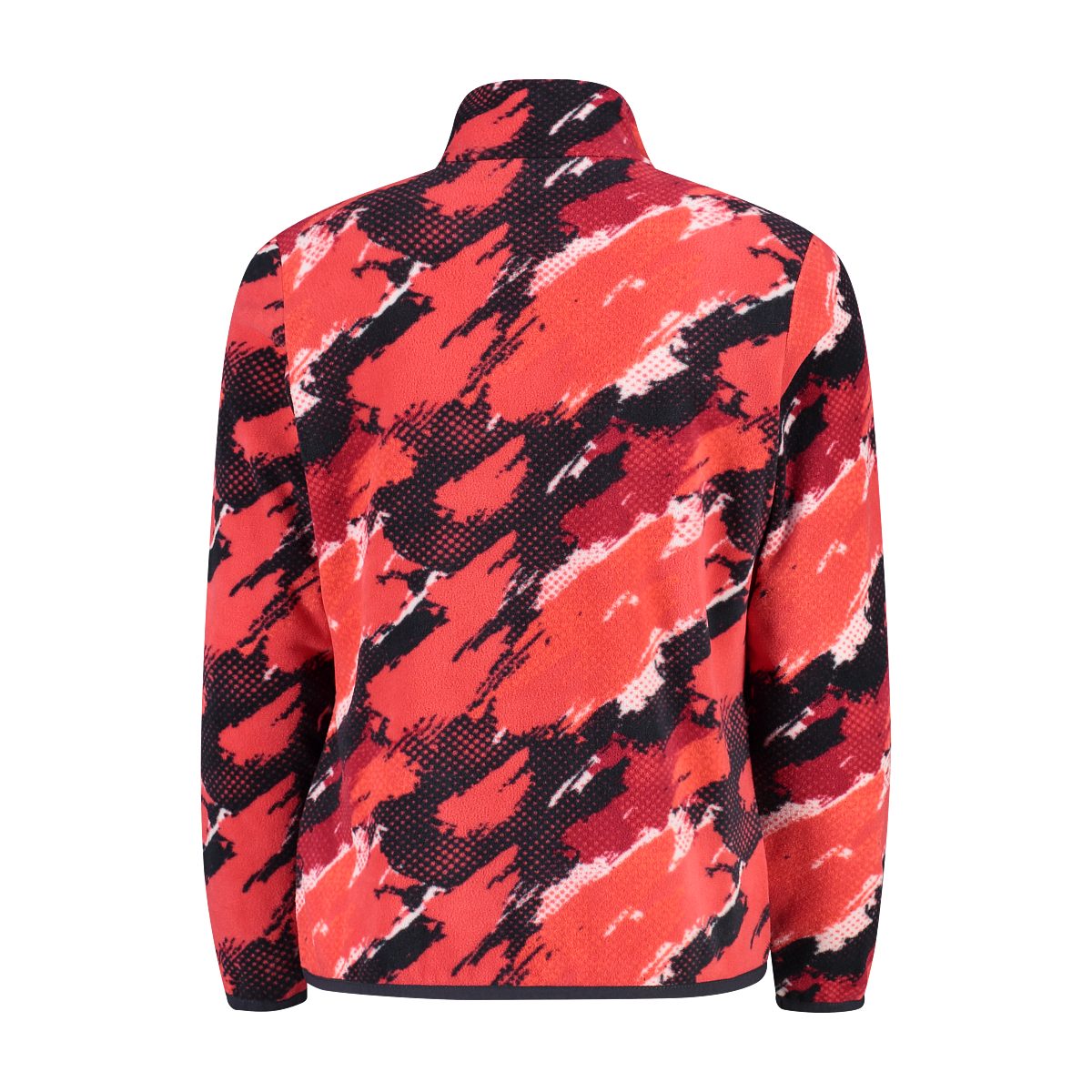 CMP Strickfleece-Pullover mit Stehkragen, Langarm-Ausführung, gemusterte Optik