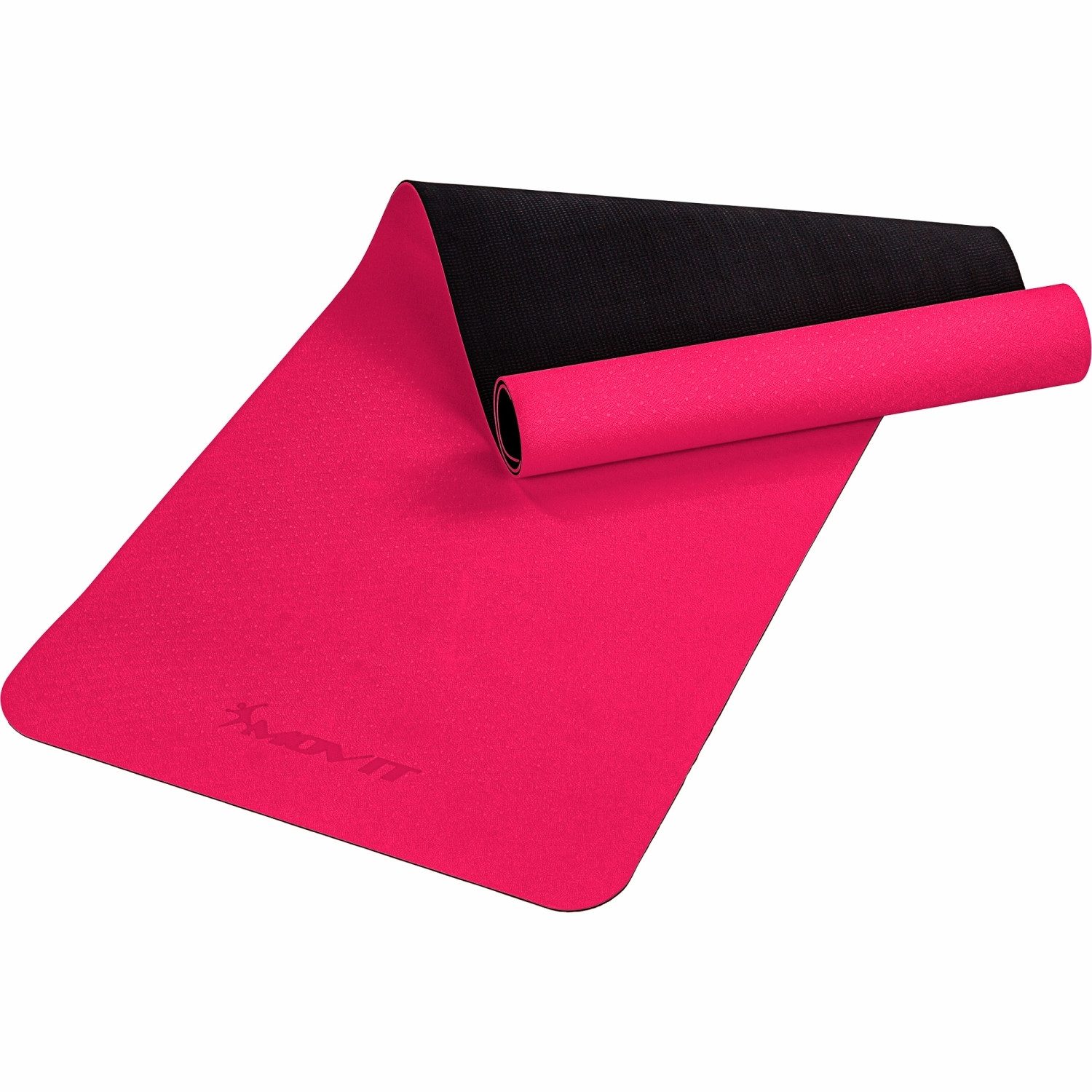 MOVIT Yogamatte Movit® XXL TPE Pilates Gymnastikmatte, Yogamatte (mit Verschlussband), 190x100 oder 190x60 cm, Stärke 0,6cm, Yoga Matte in 12 Кольора(ів)