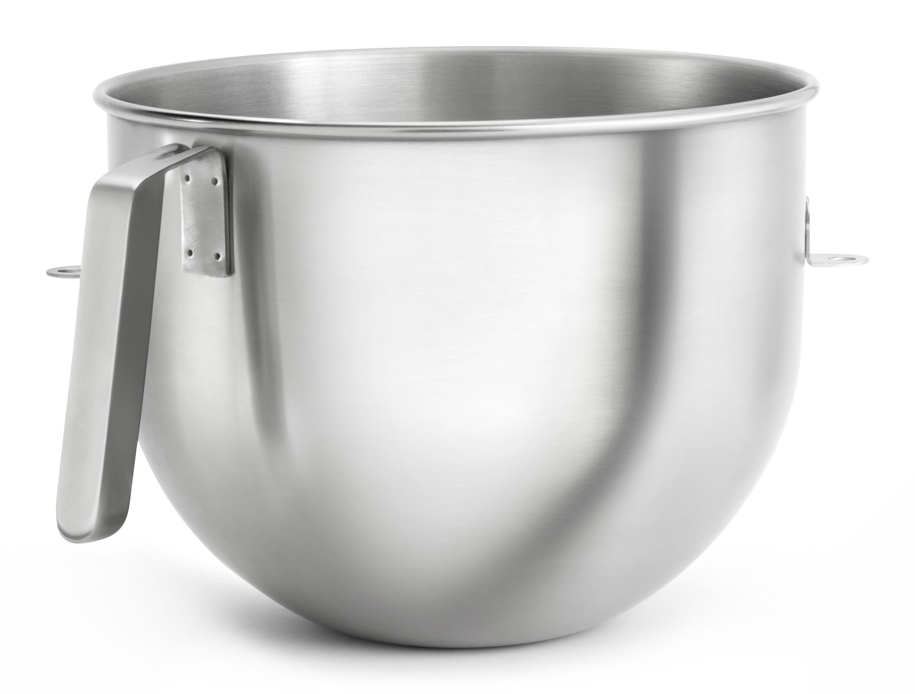 KitchenAid Küchenmaschinenschüssel KitchenAid 6,6L Edelstahlschüssel mit offenem Griff 5KSM70J