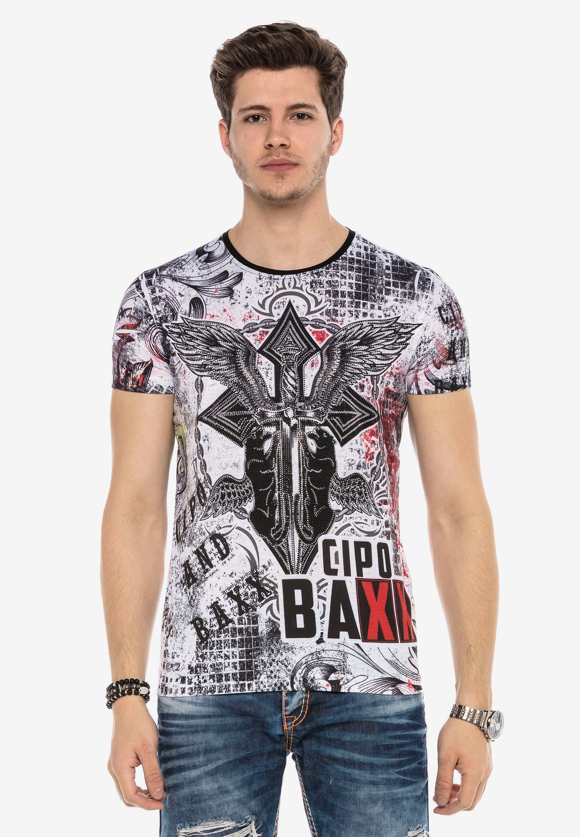 Baxx mit grafischem Print & Cipo T-Shirt