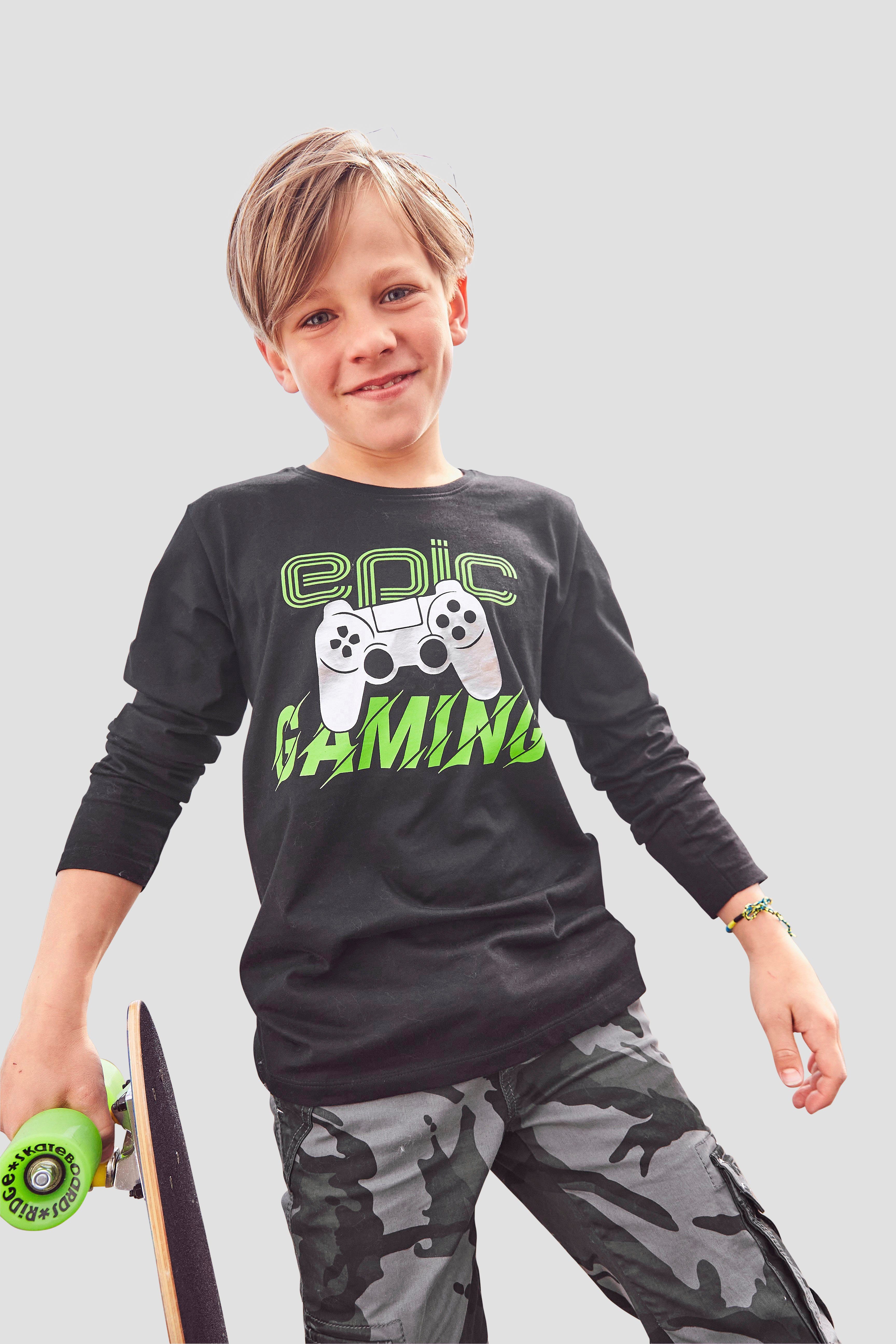 KIDSWORLD Langarmshirt EPIC GAMING