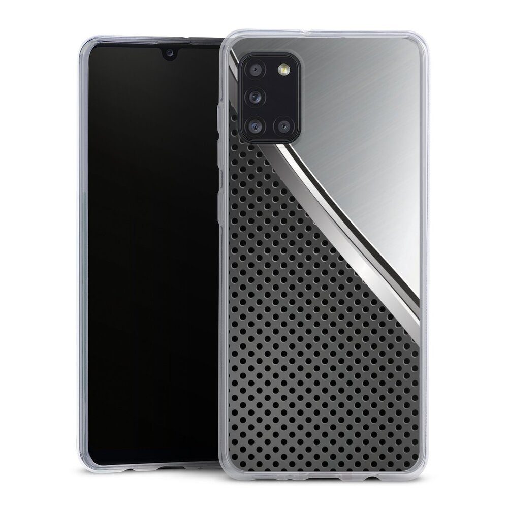 Handyhülle Carbon Stahl Metall Duo Metal Surface