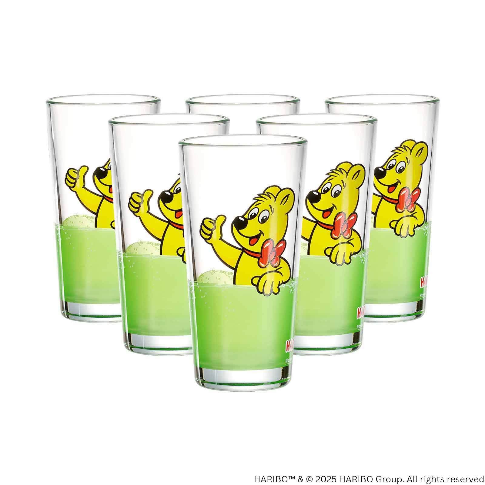 Ritzenhoff & Breker Glas Haribo Thumbs Up Trinkgläser 380 ml 6er Set, 6-tlg., Glas