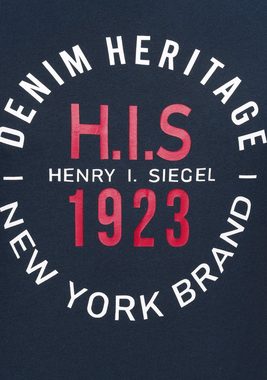 H.I.S Rundhalsshirt mit Markenprint