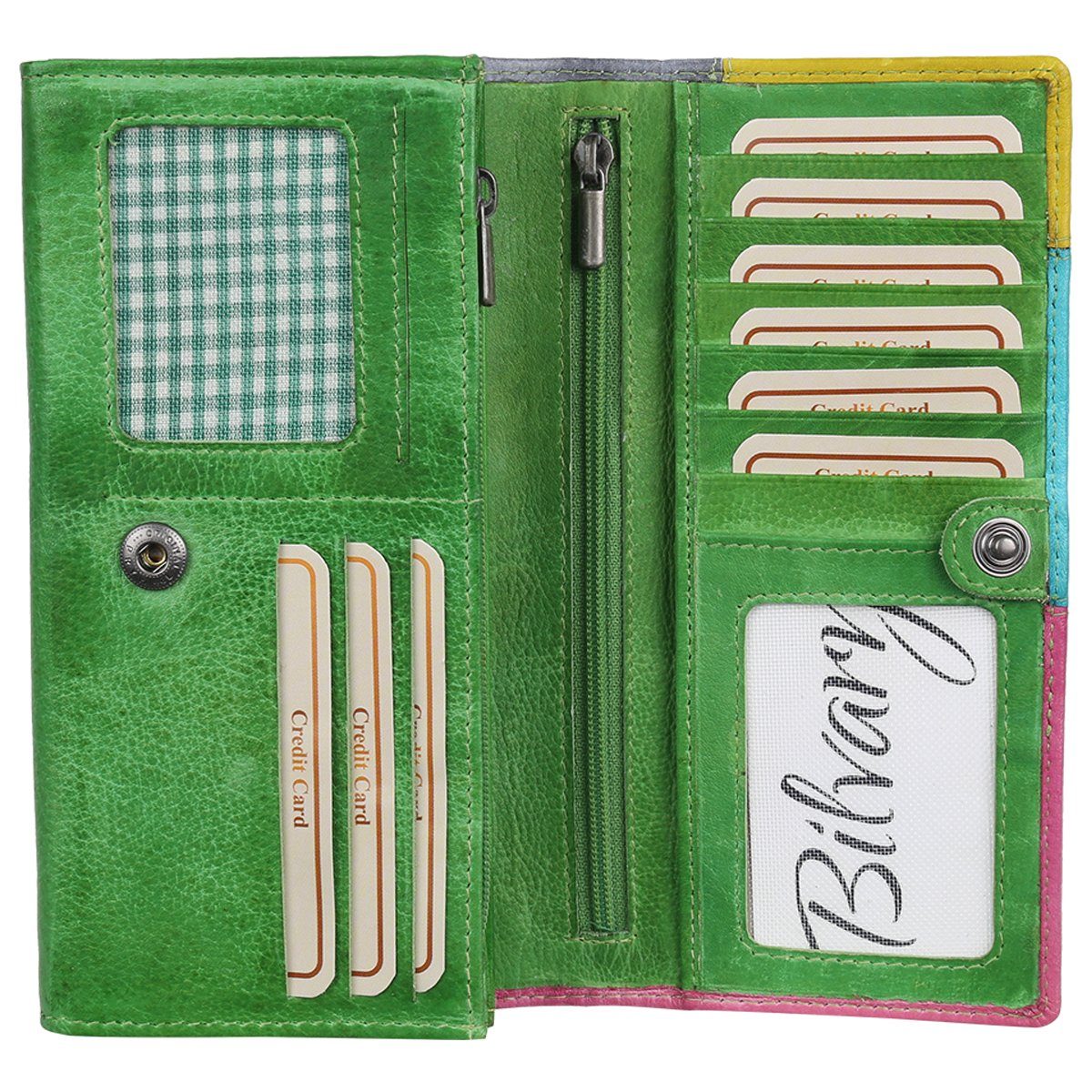 Greenburry Geldbörse Candy Shop bunte Damen Leder Geldbörse Portmonee 862-7 günstig online kaufen