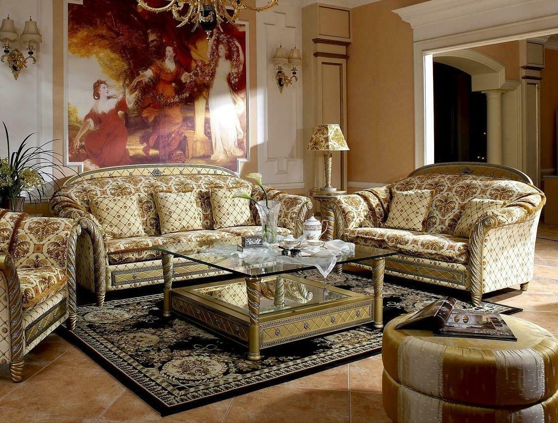 JVmoebel Sofa Sofagarnitur Sofa Polster Made Luxus, 3+2 in Couch Europe Klassische