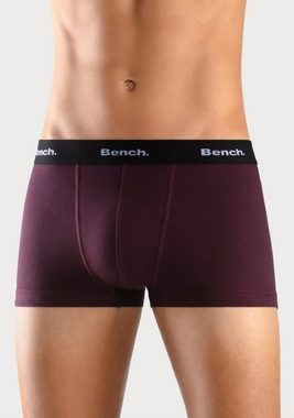 Bench. Boxershorts (Packung, 4-St) in Hipster-Form mit kontrastfarbenem Bund