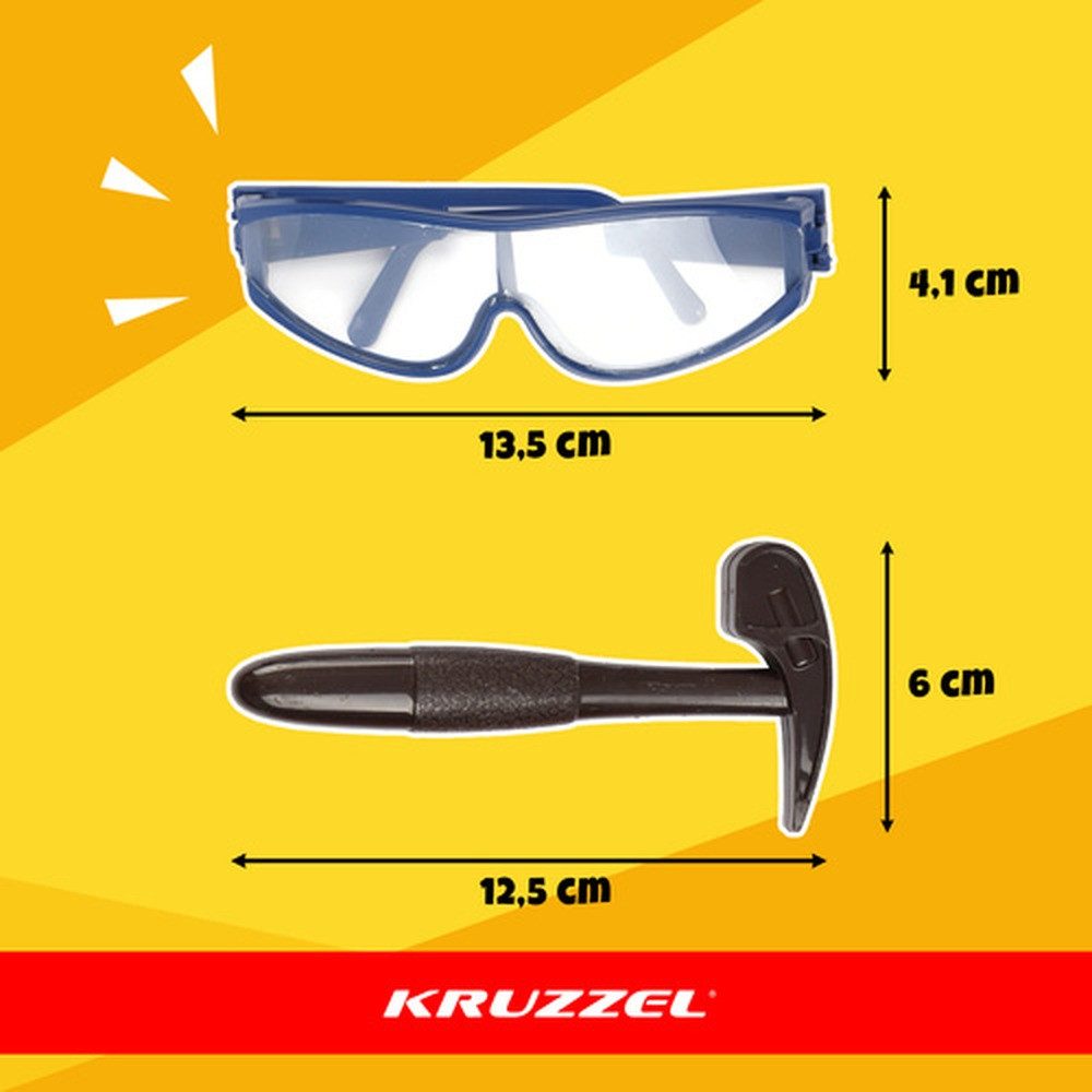 KRUZZEL Lernspielzeug Ausgrabungsset Dinosaurier (6-in-1, Tyrannosaurus), Fördert Geduld, Konzentration, Feinmotorik und logisches Denken – Bild 4 von 5
