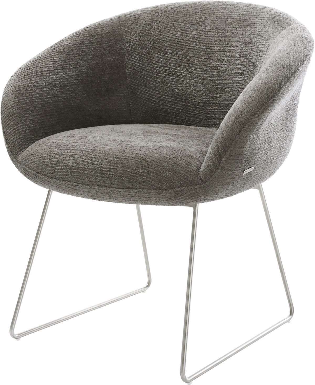 DELIFE Polsterstuhl Vinka-Flex, mit Armlehnen Kufengestell günstig online kaufen