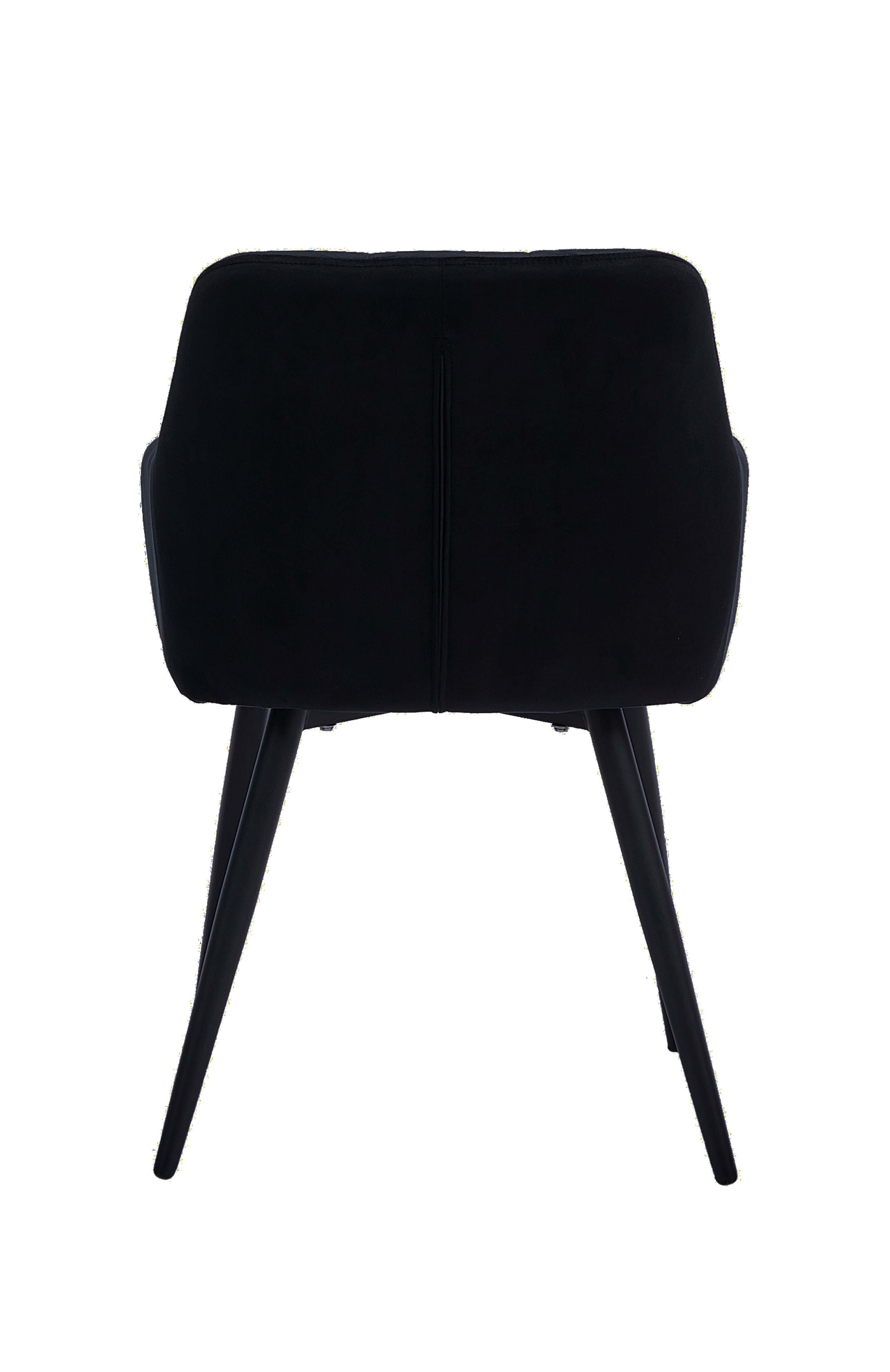 Stil skandinavischer Schalenstuhl Schwarz trendiger SAM® Kai, Sitzschale mit ergonomischer