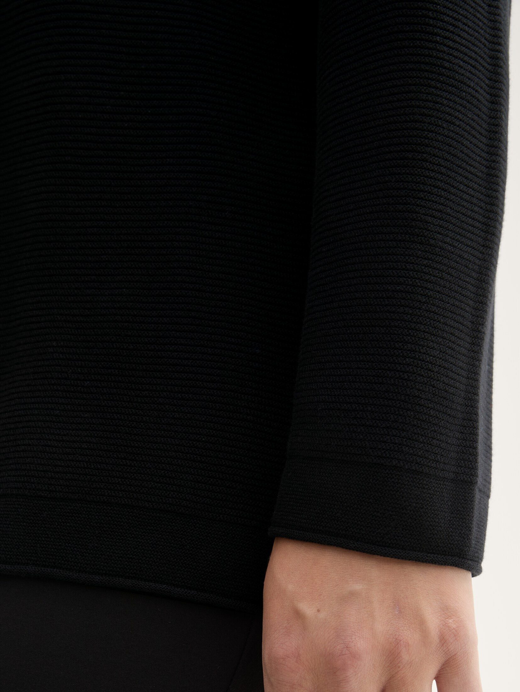 TOM TAILOR PLUS Strickpullover Pullover & Strickjacken Plus Size - Strickpullover aus Bio-Baumwolle