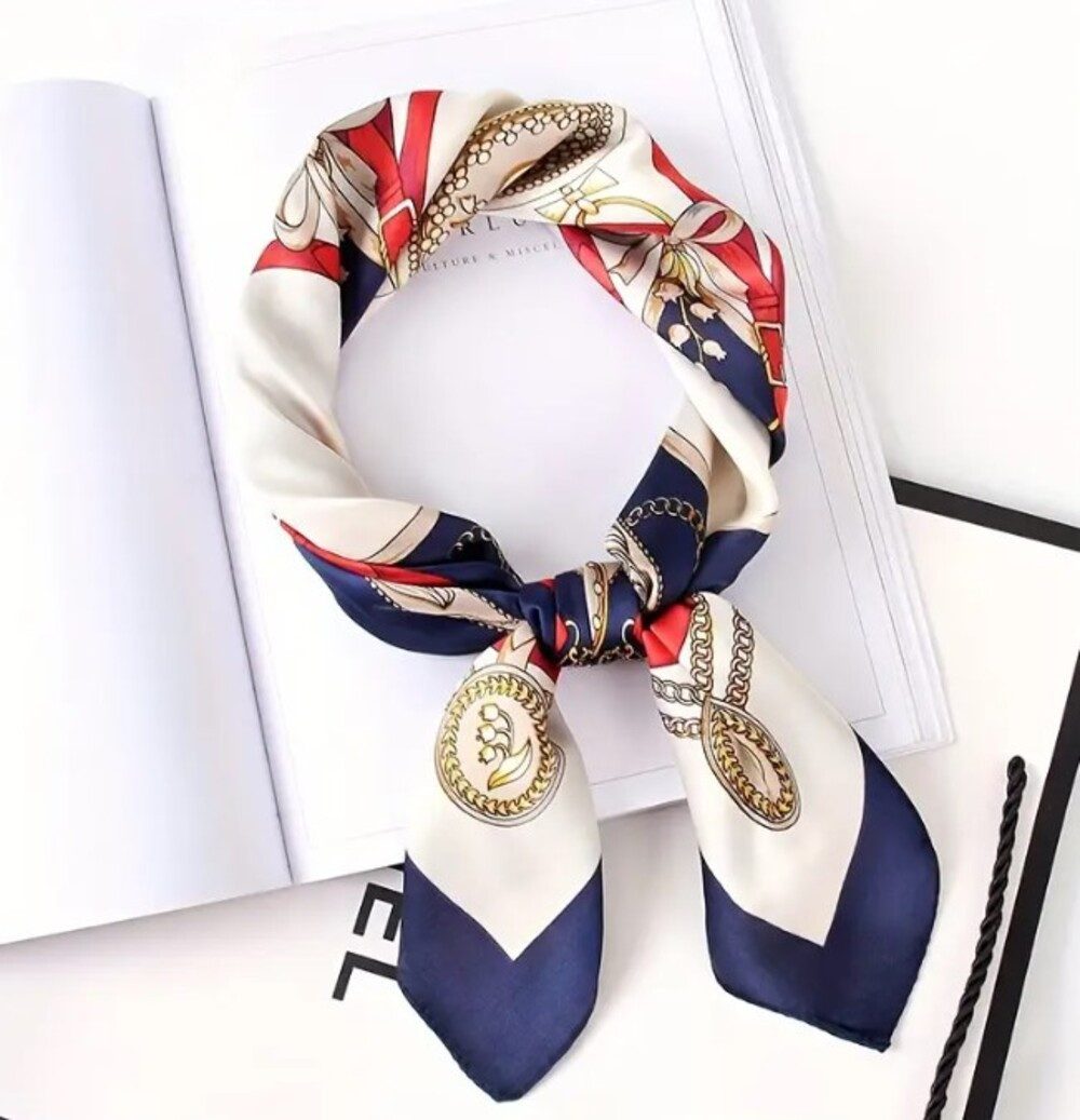 Lale Collection® Halstuch Seidiges Tuch für Damen Schal Quadrat. Kopftuch S günstig online kaufen