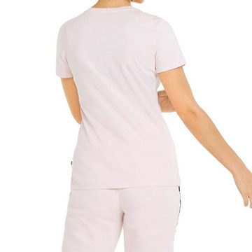 PUMA T-Shirt Damen T-Shirt - ESS+ Metallic Logo Tee, Rundhals