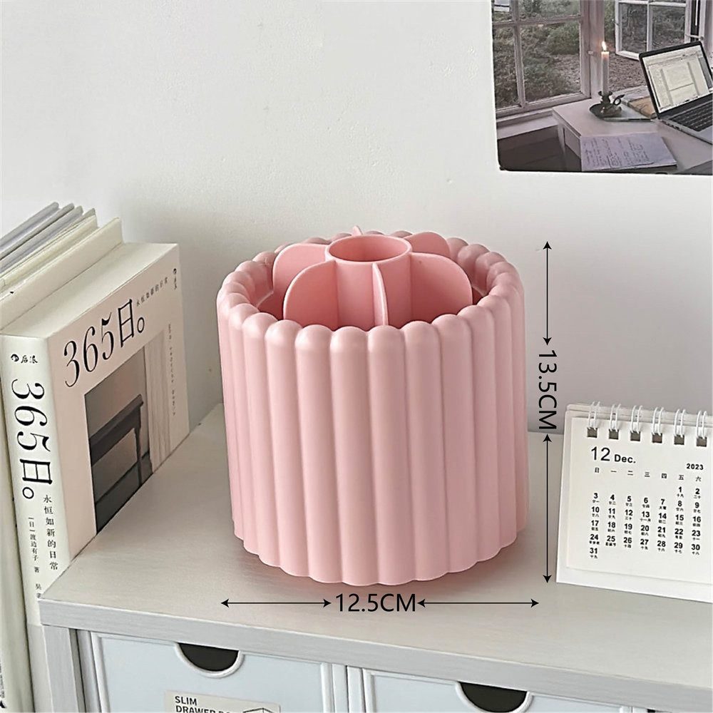 RWEUOQ Organizer Aufbewahrungsbox Zylindrischer Make-up-Pinselhalter Drehba günstig online kaufen