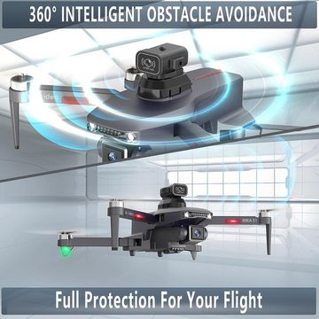 le-idea Drohne (1080P, Flusspositionierung,5 GHz WiFi RC Quadcopter für Anfänger,2 Batterien, Drohne mit Kamera, IDEA31P Professionelle Drohnen mit Bürstenlosem)