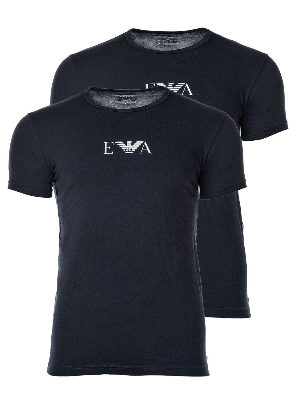 Emporio Armani T-Shirt Herren T-Shirt - Rundhals, Halbarm, Stretch