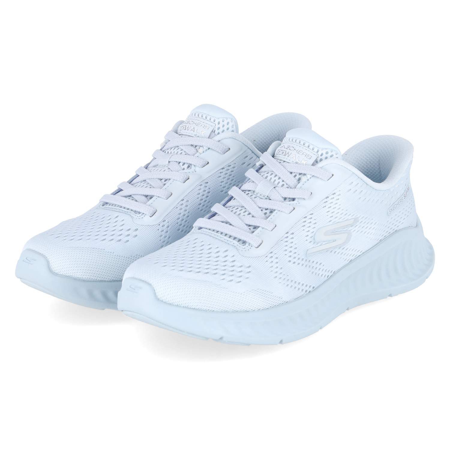 Skechers Skechers 125643 LTBL Damen Textil blue Schnürschuh