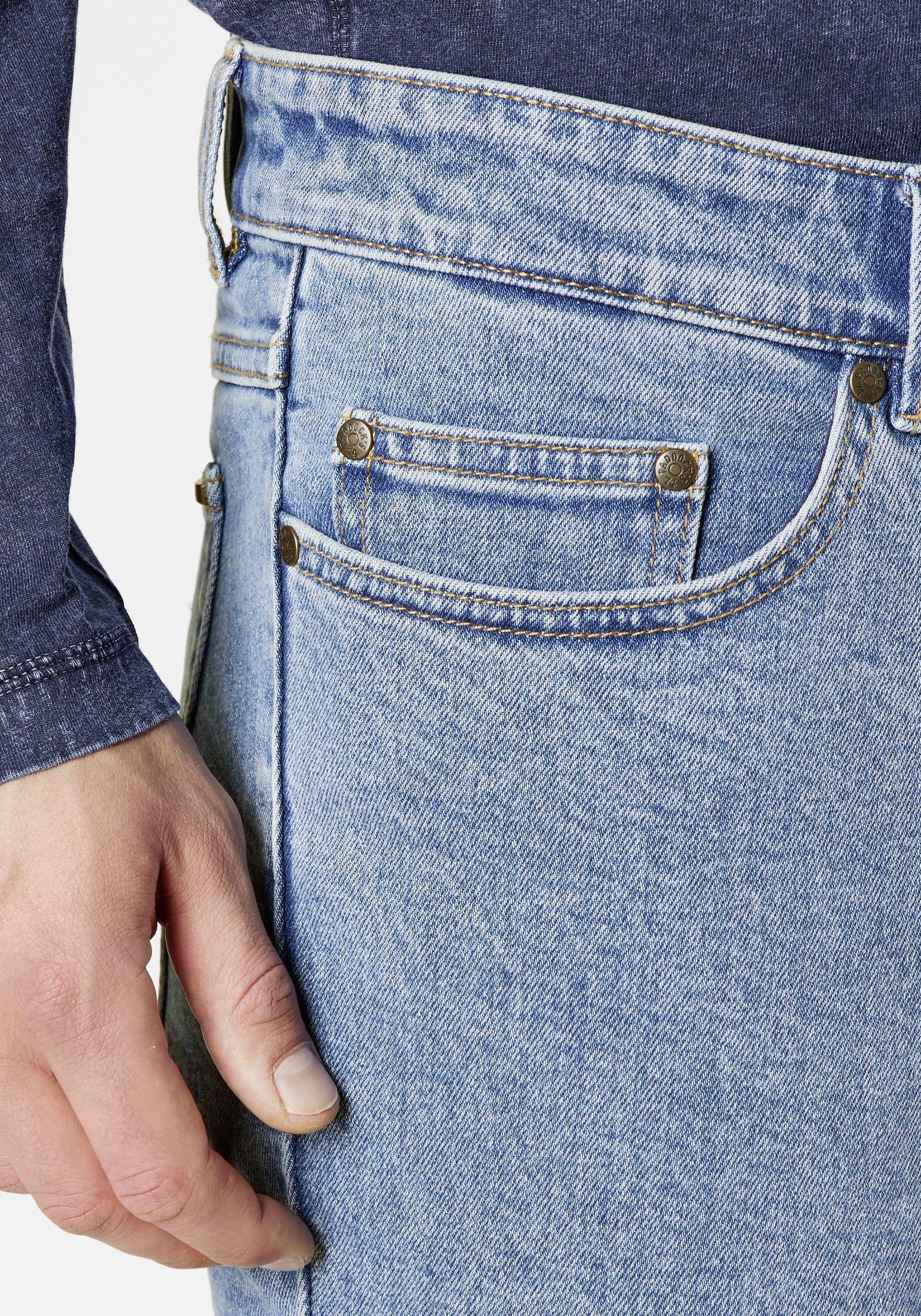 Paddock's Slim-fit-Jeans RANGER Stretchanteil mit Slim-Fit stonewashed Jeans