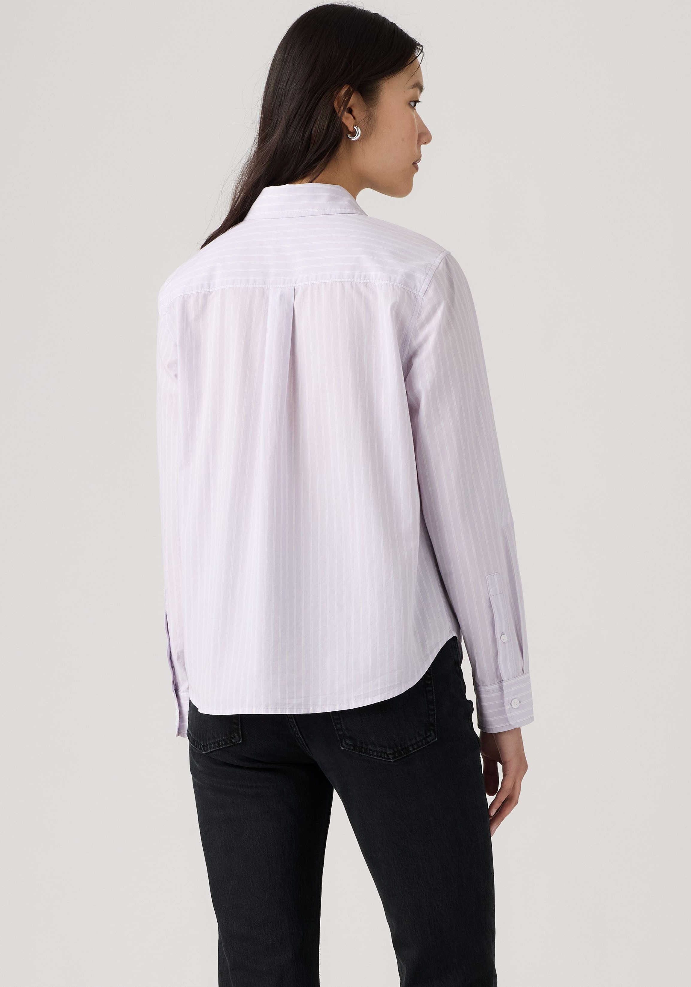 Levi's® Hemdbluse CARLILE CLASSIC POPLIN SHIRT Klassischer Hemdblusenkragen