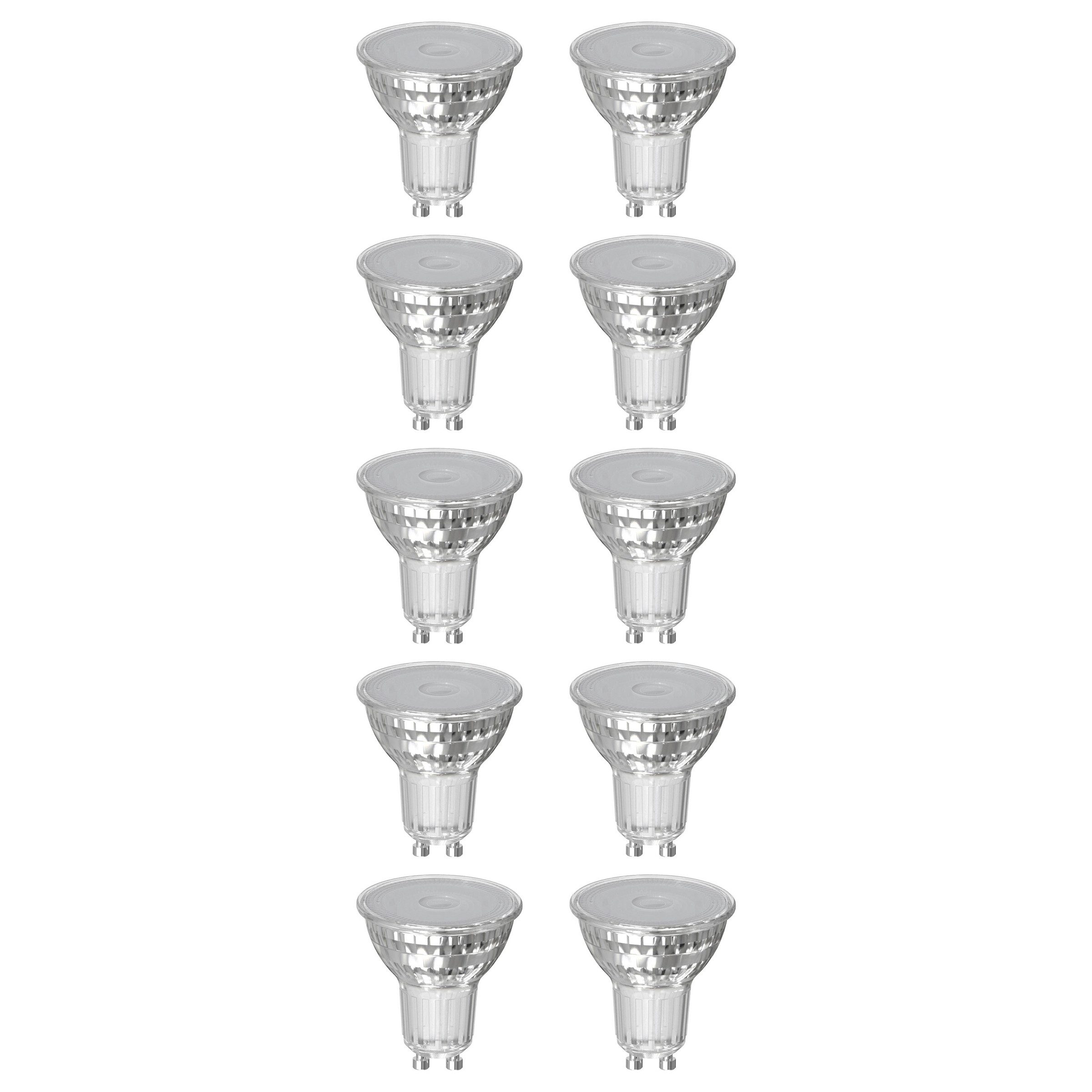 Osram LED-Leuchtmittel OSRAM LED Spot PARATHOM GU10 6,9W 3000K 120° – 10er-Pack, 10 St.