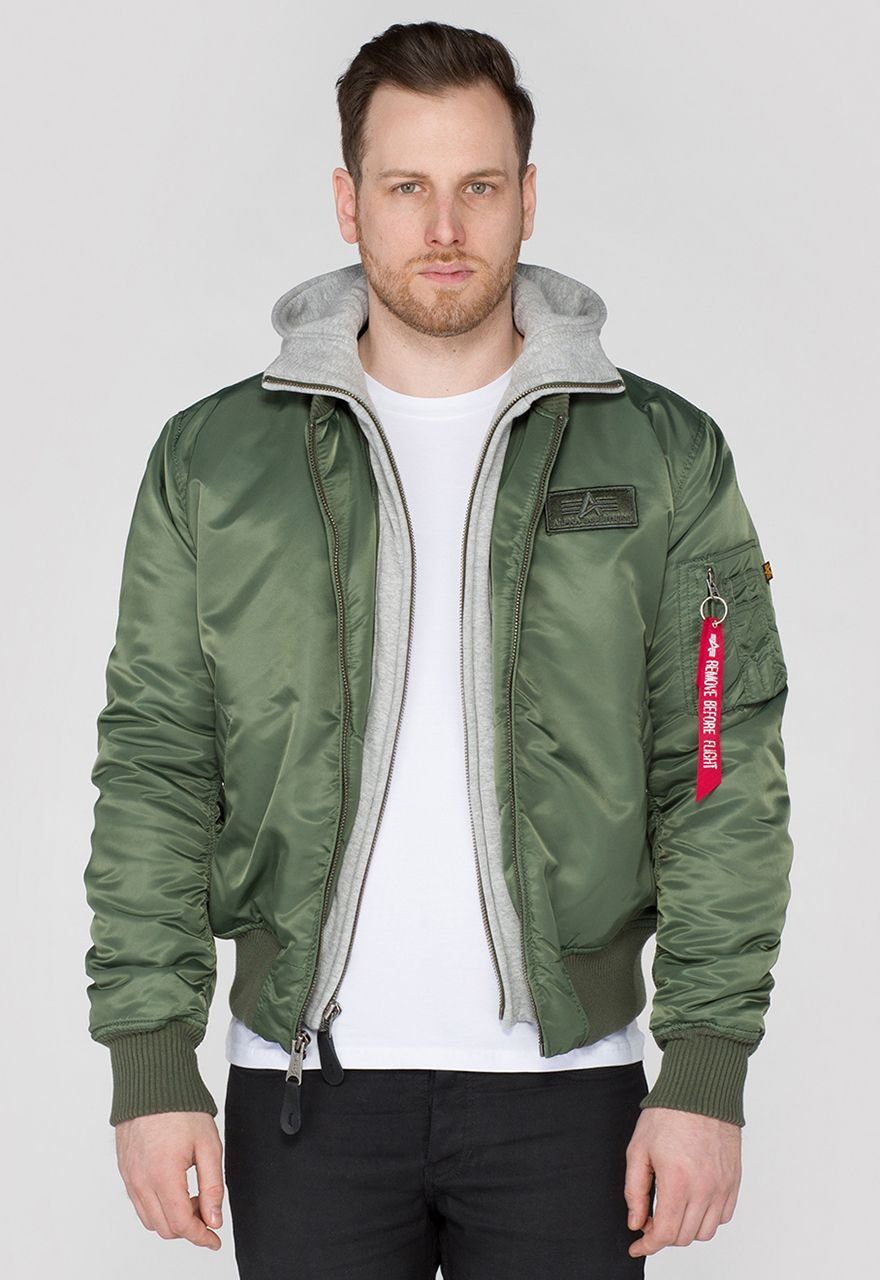 Alpha Industries Kurzjacke Ma-1 D-Tec sage-green