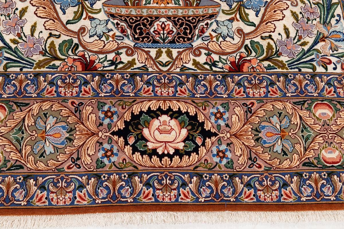 Höhe: Orientteppich Handgeknüpfter Seidenkette Trading, Nain Orientteppich, Shahaupour rechteckig, 6 161x244 Isfahan mm
