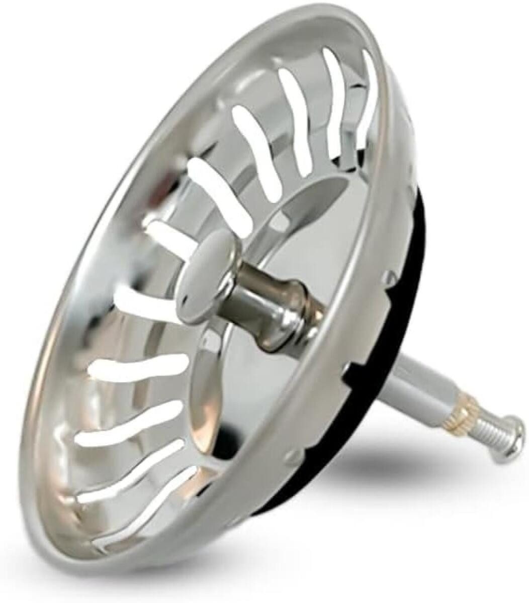 FELIXLEO Küchensieb Verstellbarer Waschbeckenstöpsel Sieb 82mm Edelstahl, (2-St)
