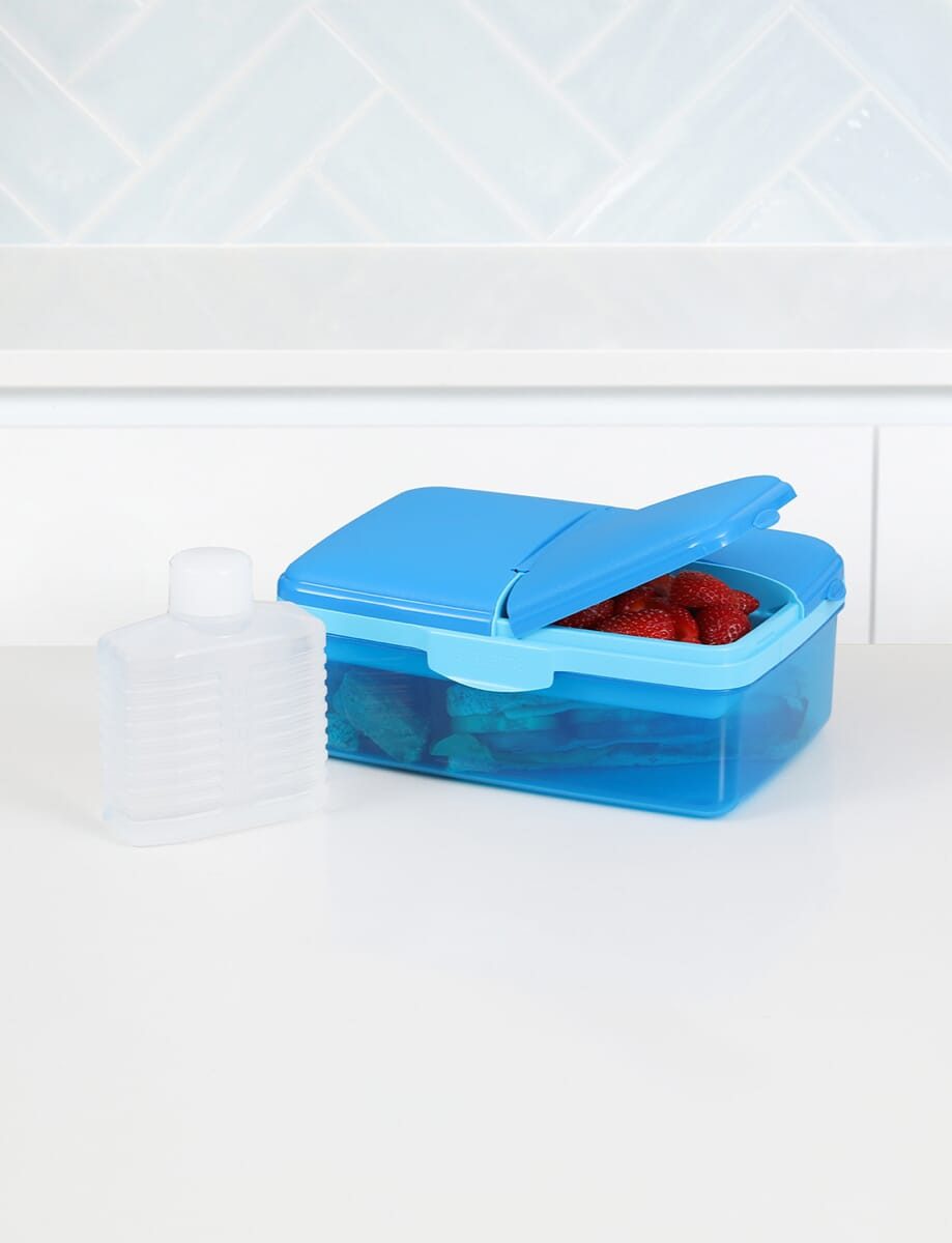 sistema Lunchbox Sistema 1,5L Quaddie Lunchbox - Blue