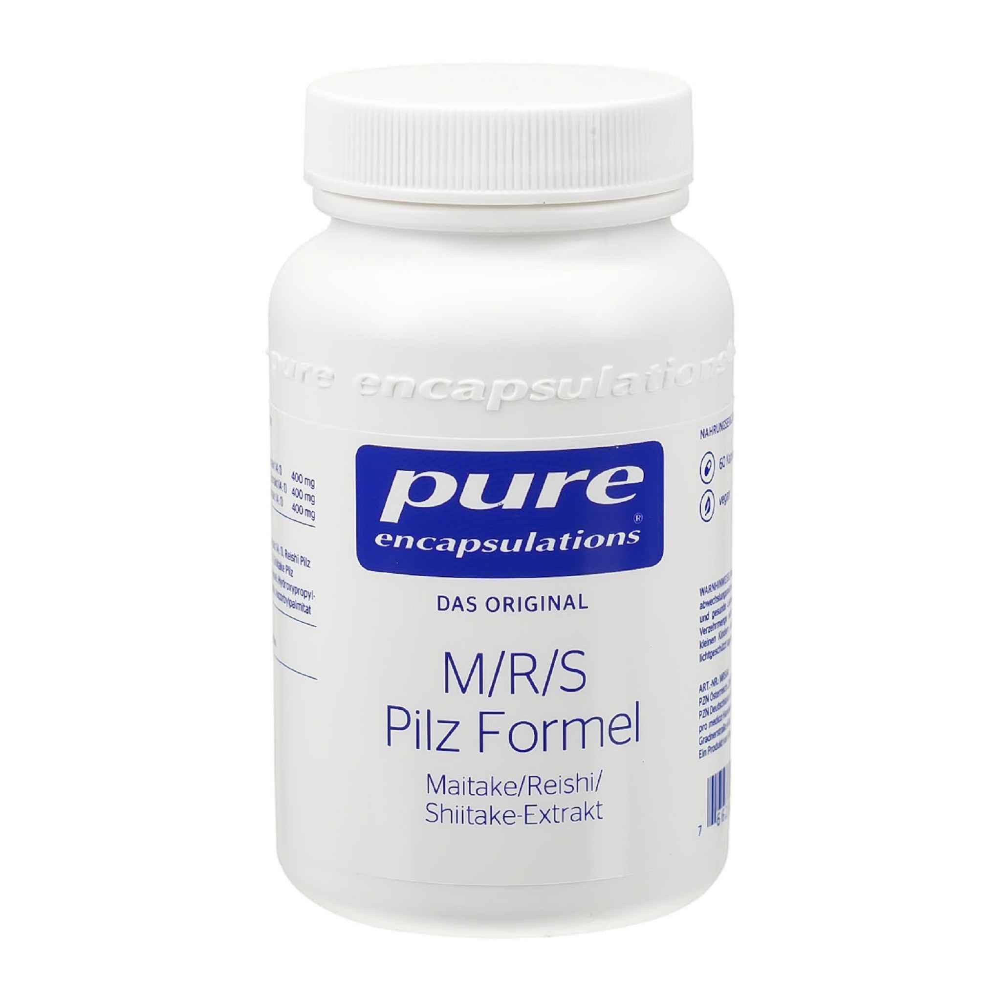 Pure PURE ENCAPSULATIONS M/R/S Pilz Formel Kapseln Kapseln