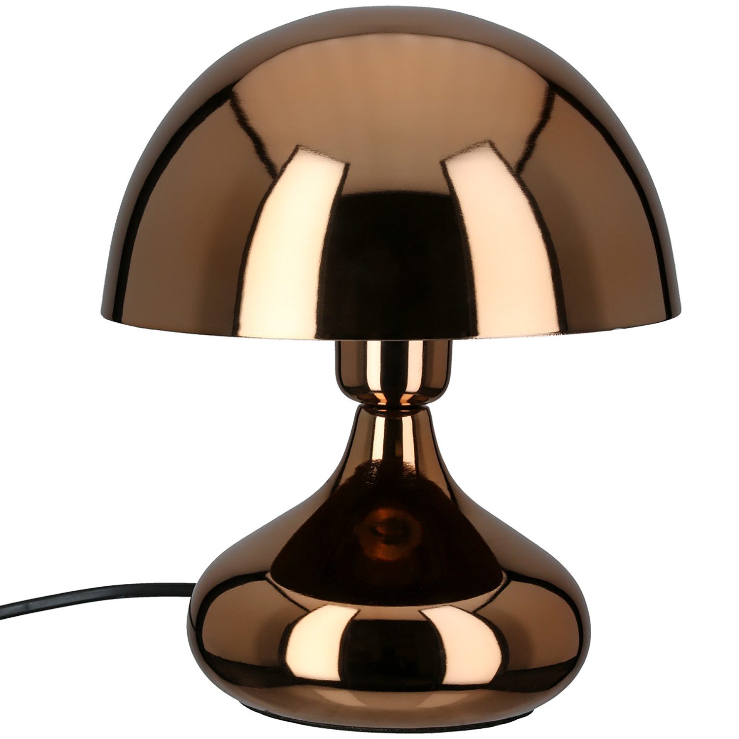 GILDE Tischleuchte CELIA Tischleuchte - kupferfarben - Eisen - Höhe 26cm x Ø 20cm - Lampe, Tischlampe - Schreibtischlampe - Nachttischlampe