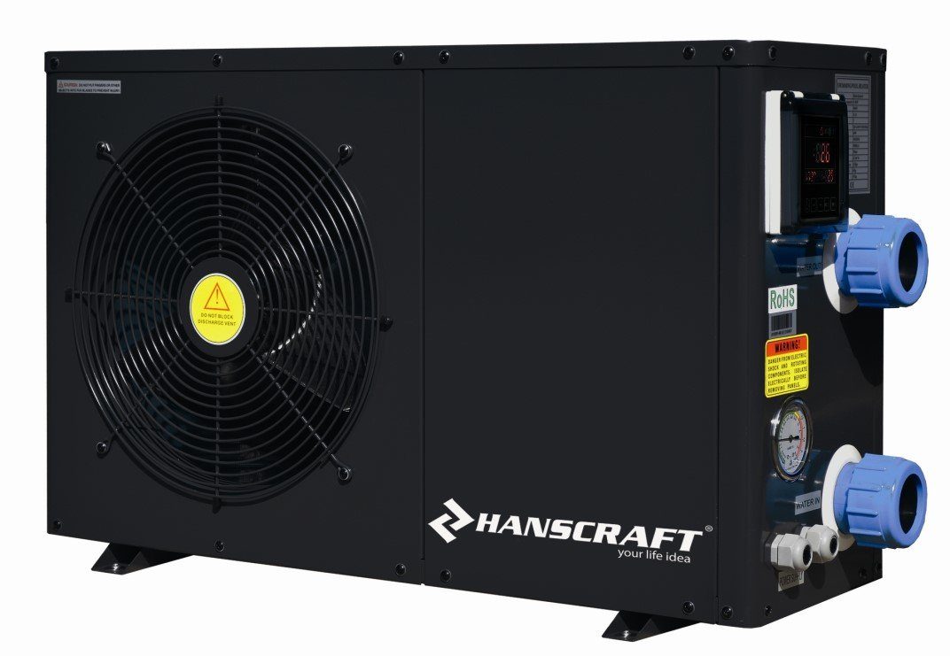 HANSCRAFT Pool-Wärmepumpe Hanscraft Wärmepumpe ELITE 25 mit 5 KW Heizleistun, Heiz- und Kühlfunktion, salzwassergeeignet, Titan Wärmetauscher