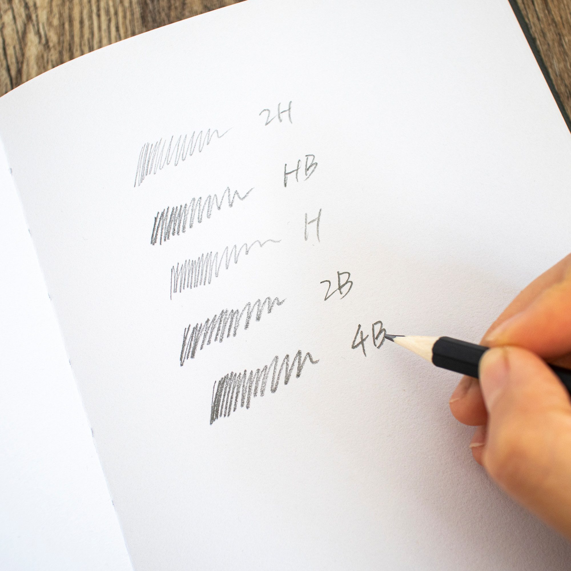 Mont Marte Bleistift - Skizzierstifte Set 10 tlg. – Kohlestifte Set verschiedene Härtegrade, (10-tlg., SIGNATURE), für feine Linien, Schattierungen & Zeichnunge – Bild 4 von 5
