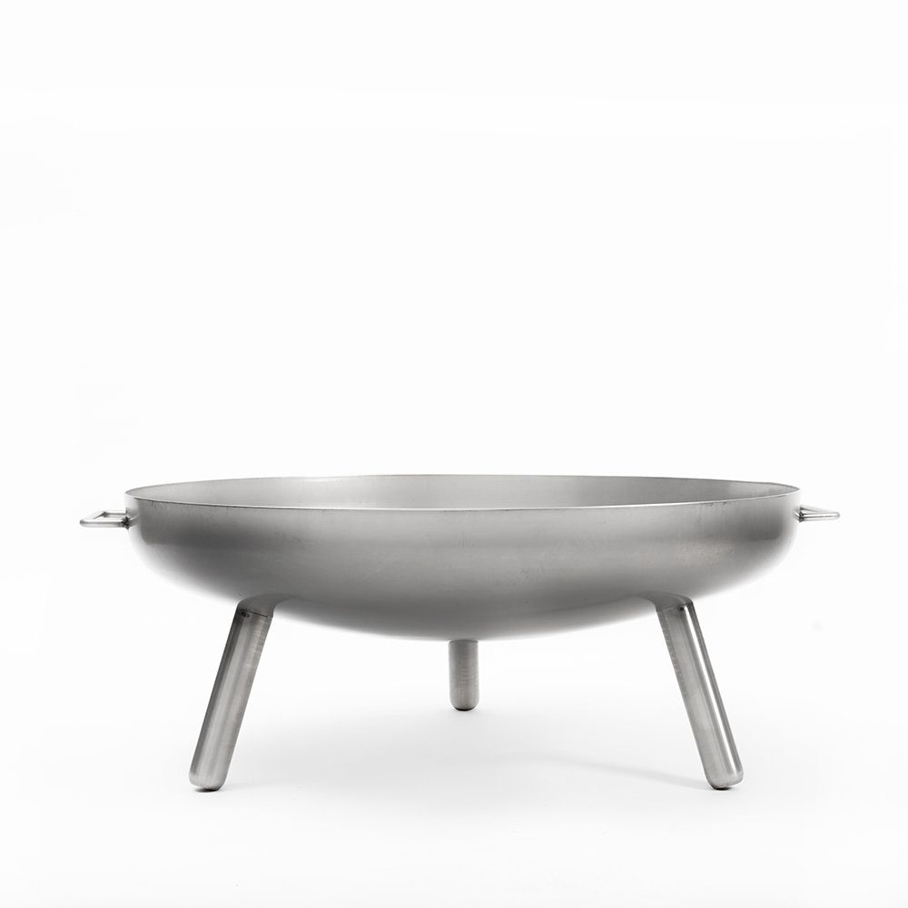 Czaja Feuerstelle Feuerschale aus Edelstahl 80 cm Berlin - mit Wasserablauf günstig online kaufen