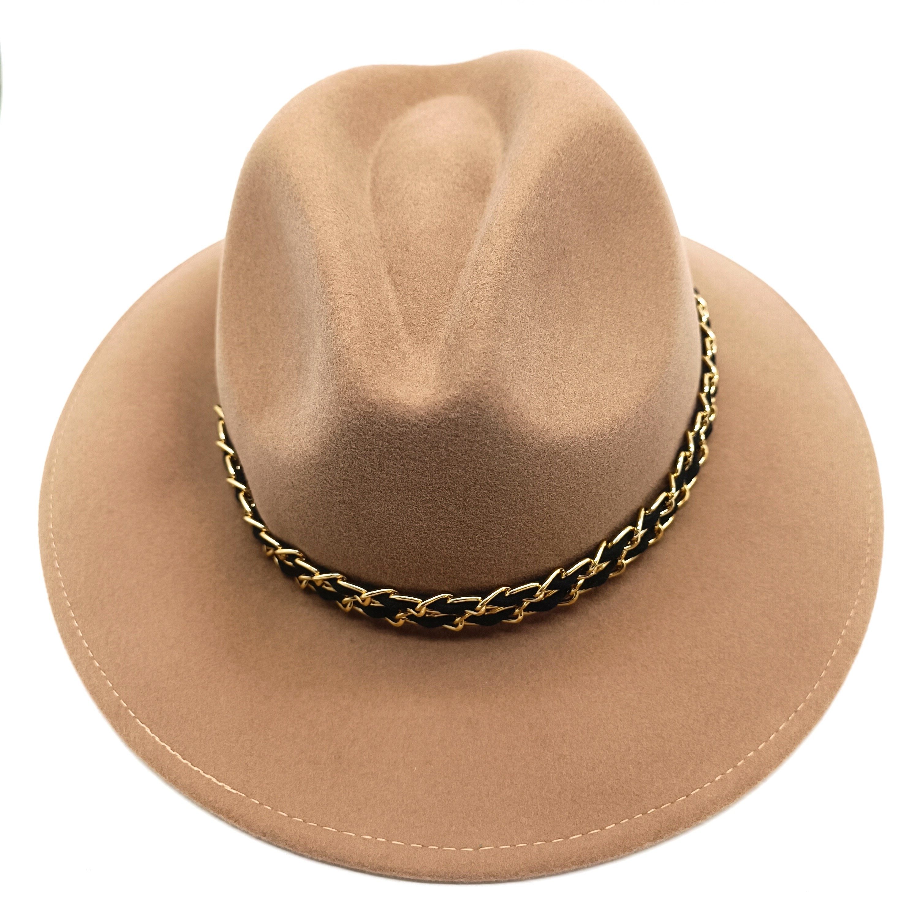 Seeberger Filzhut DA-Fedora praline
