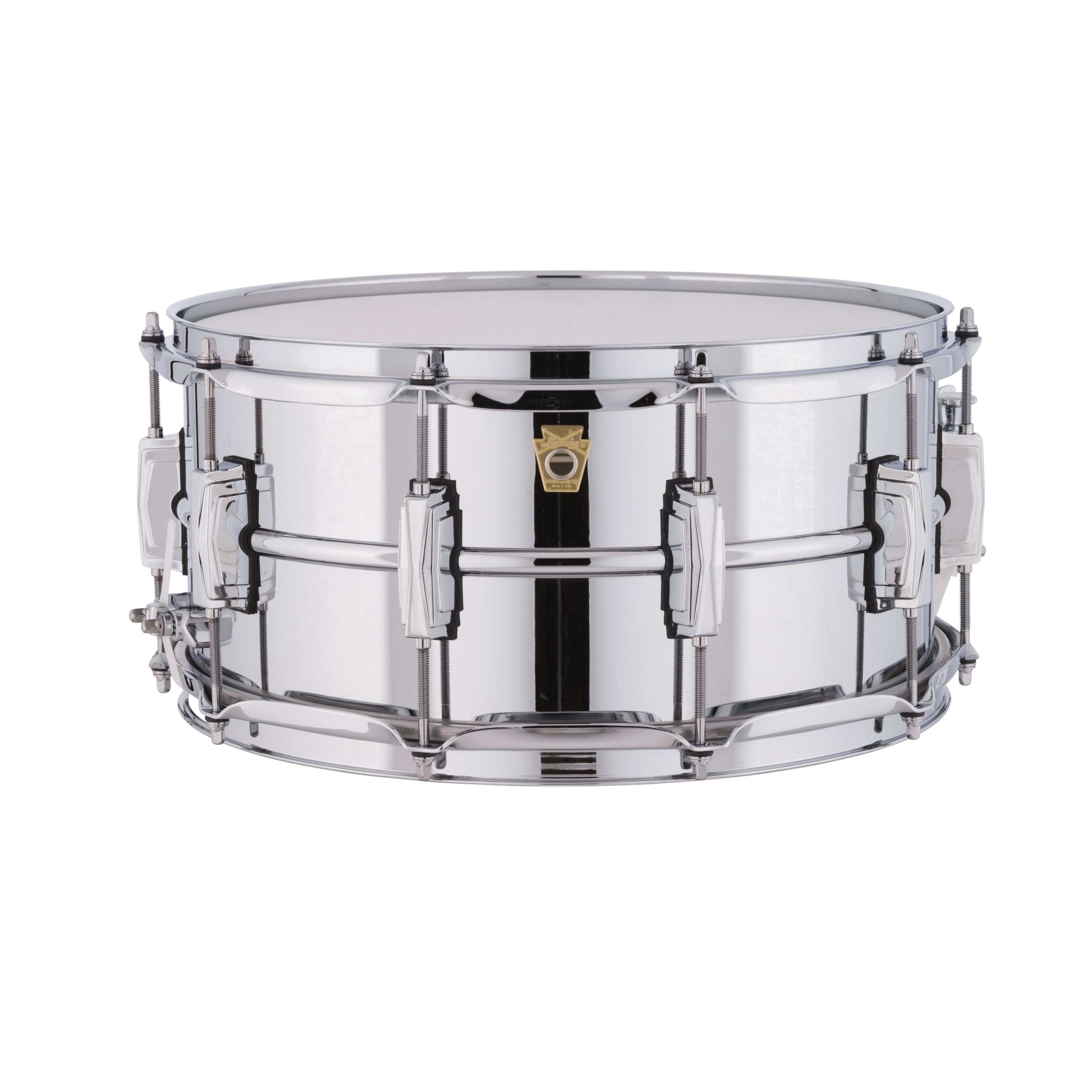 Ludwig Snare Drum,Supraphonic Snare LM402 14"x65"Chrome over Aluminium, Schlagzeuge, Snare Drums, Supraphonic Snare LM402 14"x6,5",Chrome over Aluminium - Snare Drum