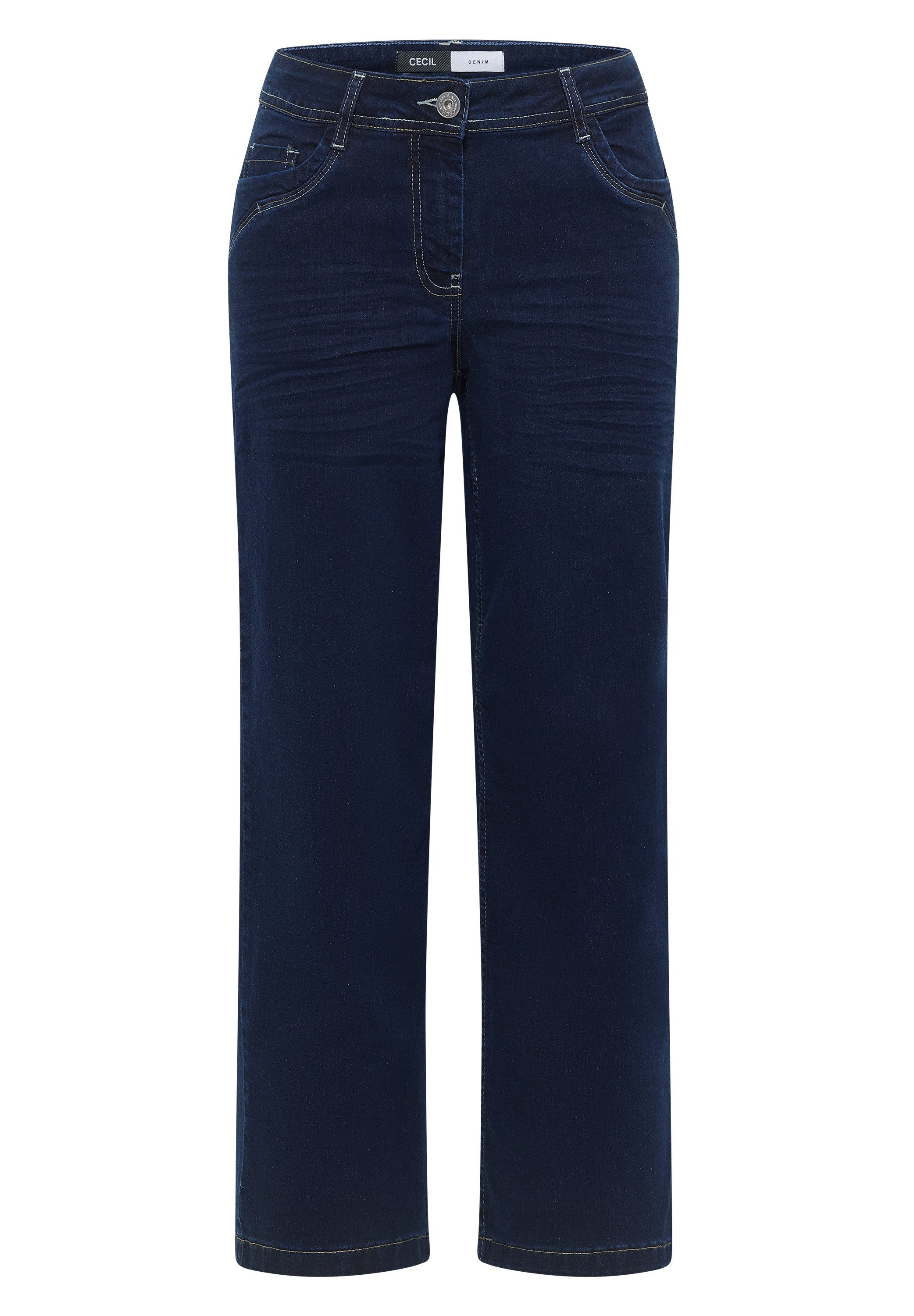 CECIL Straight-Jeans im Five-Pocket Style
