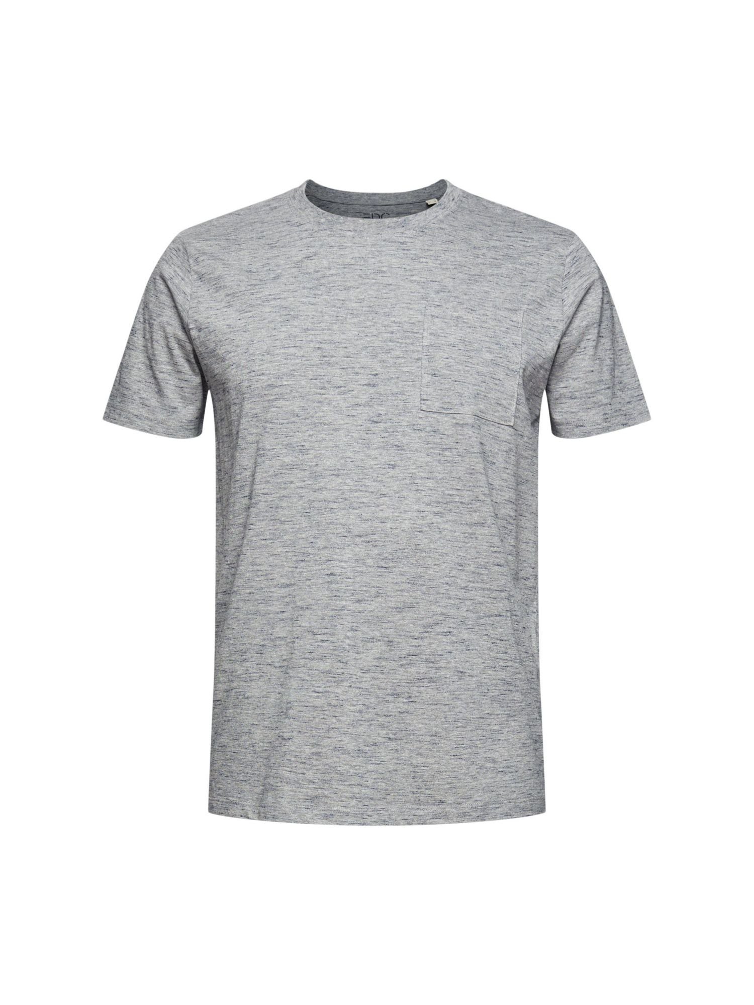 Herren Shirts edc by Esprit T-Shirt Meliertes Jersey-T-Shirt, LENZING™ ECOVERO™ (1-tlg)