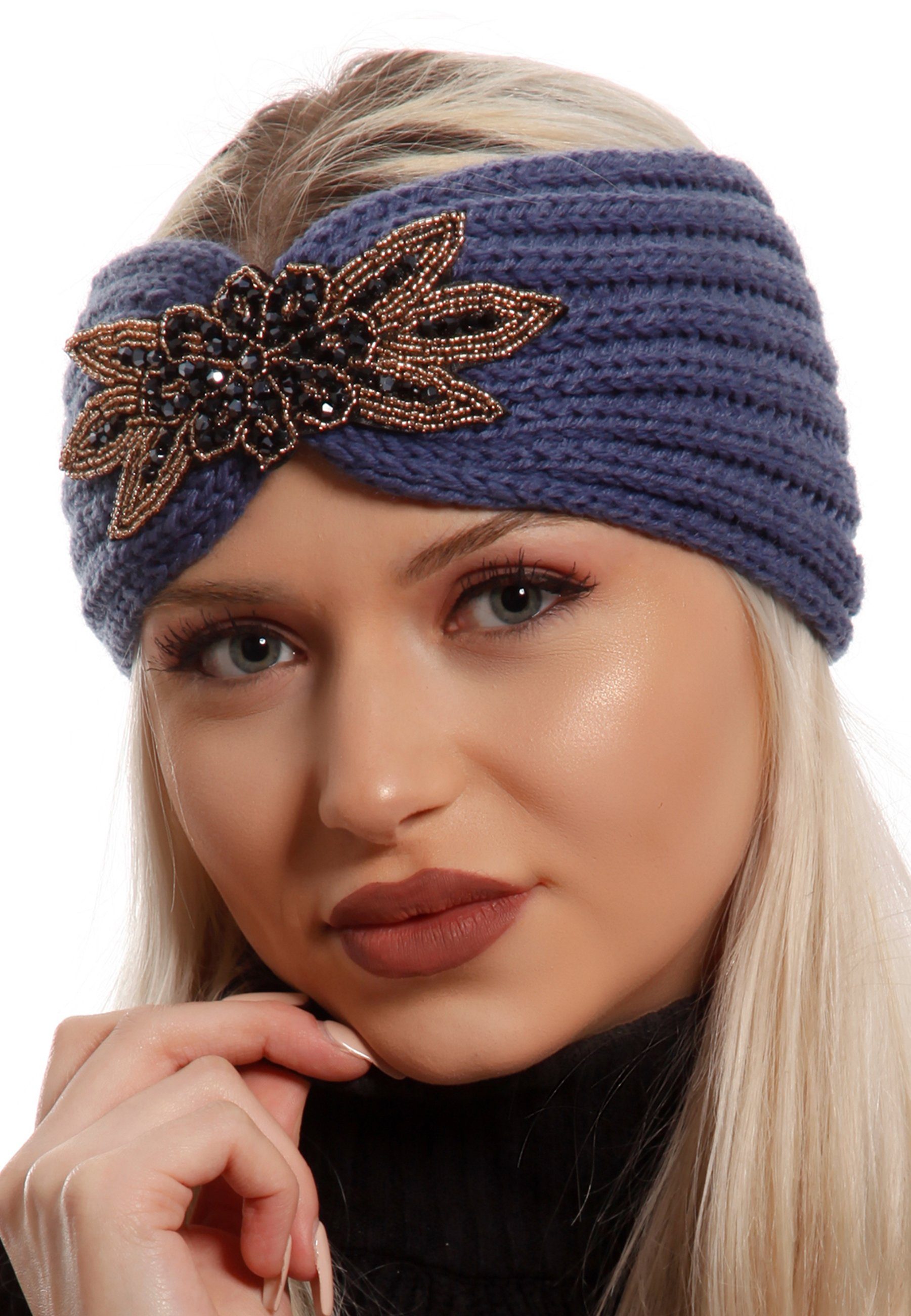 YC Fashion & Style Stirnband »Stirnband Haarband aus Strick mit Brosche  Ohrenschützer« (1-St) online kaufen | OTTO