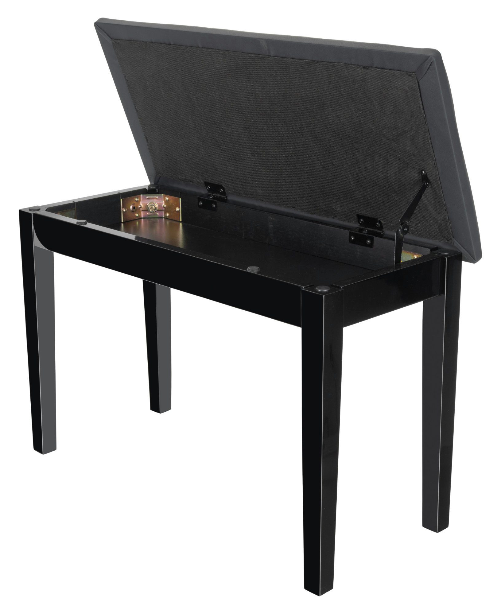der Klavierhocker Pianobank Sitzfläche S+ Modell (Extra cm), 75 x unter Sitzfläche: Classic 33 mit 1-St., Staufach, Ablagefach breiter Cantabile Klavierbank